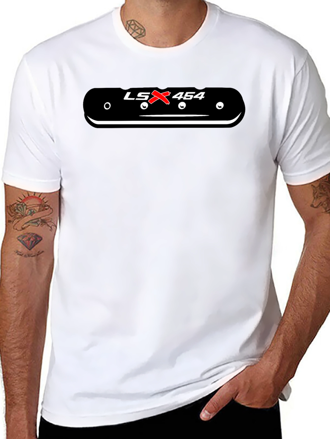 LSX 454 Engine T-Shirt - Car Enthusiast Apparel