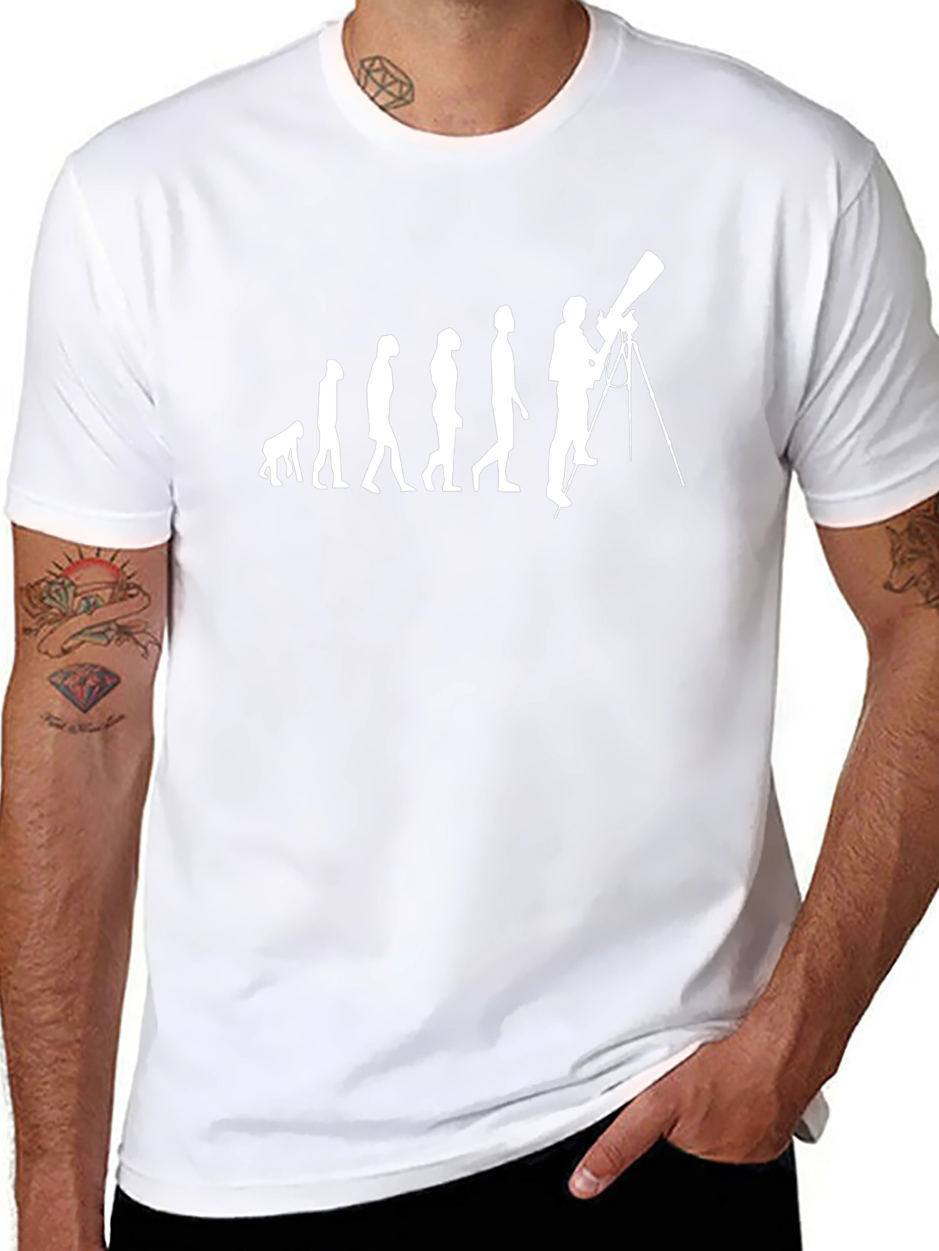 Astronomy Evolution T-Shirt - Science Humor Tee