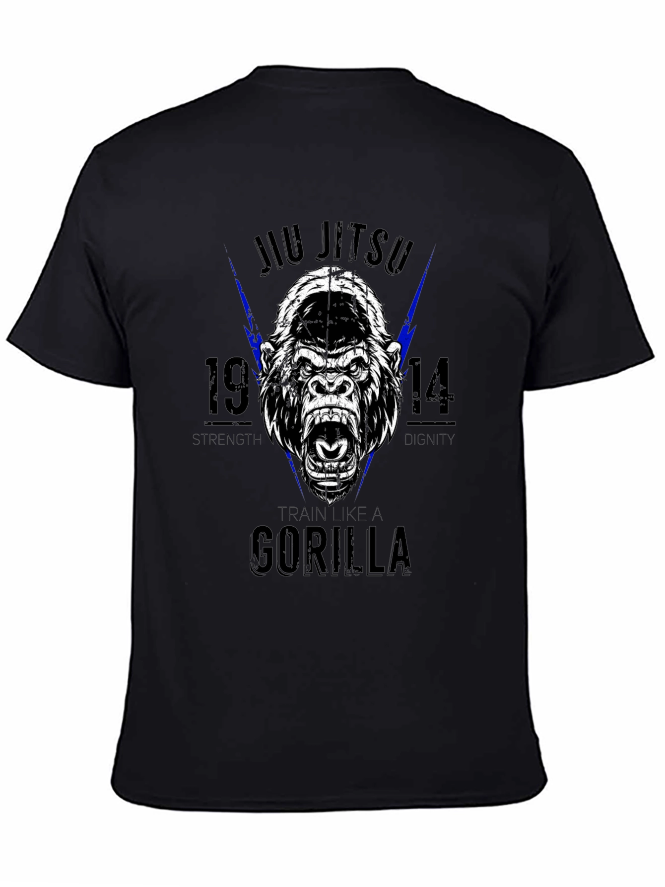 Jiu Jitsu Gorilla Black T-Shirt