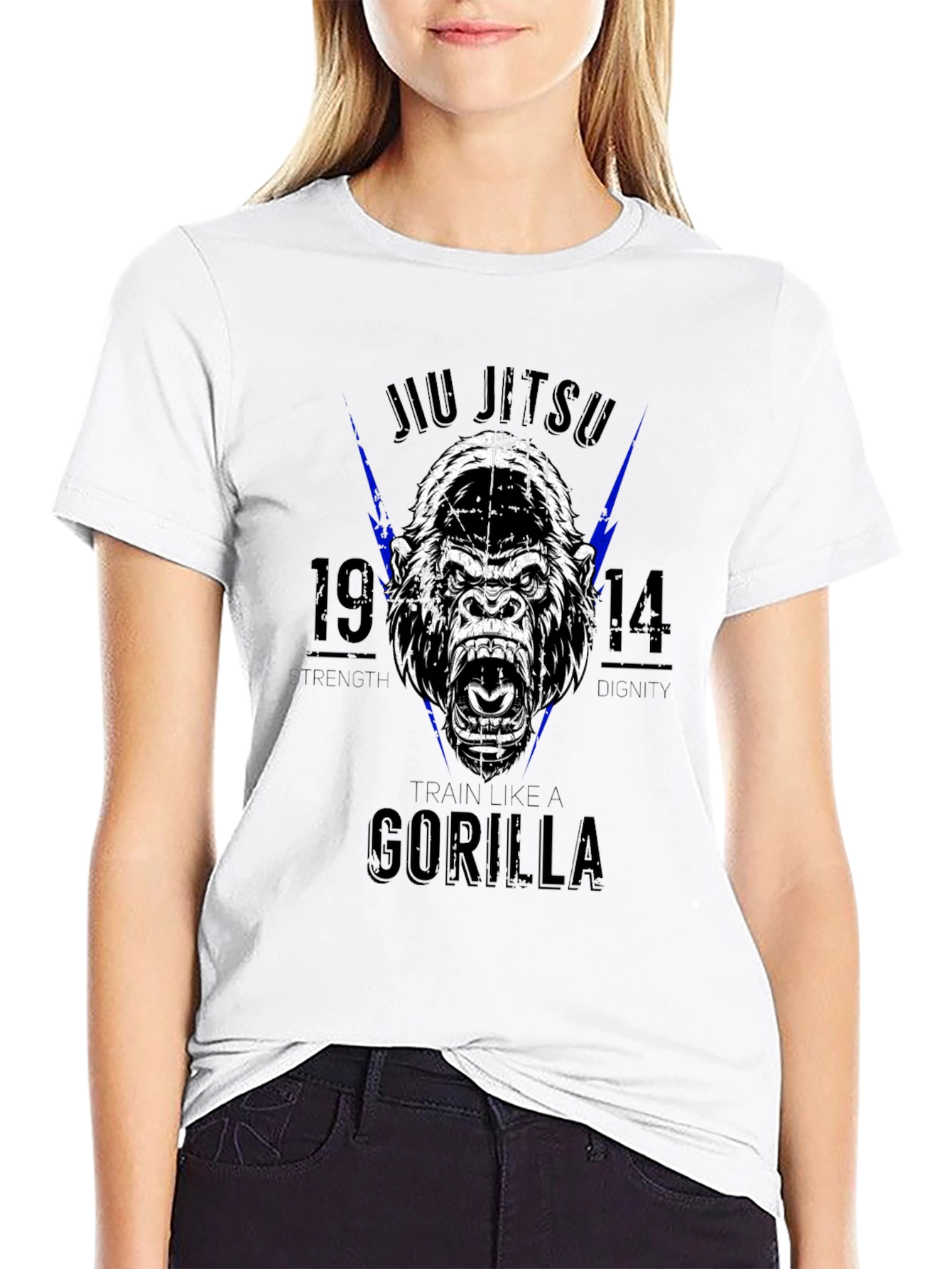 Jiu Jitsu Gorilla Black T-Shirt