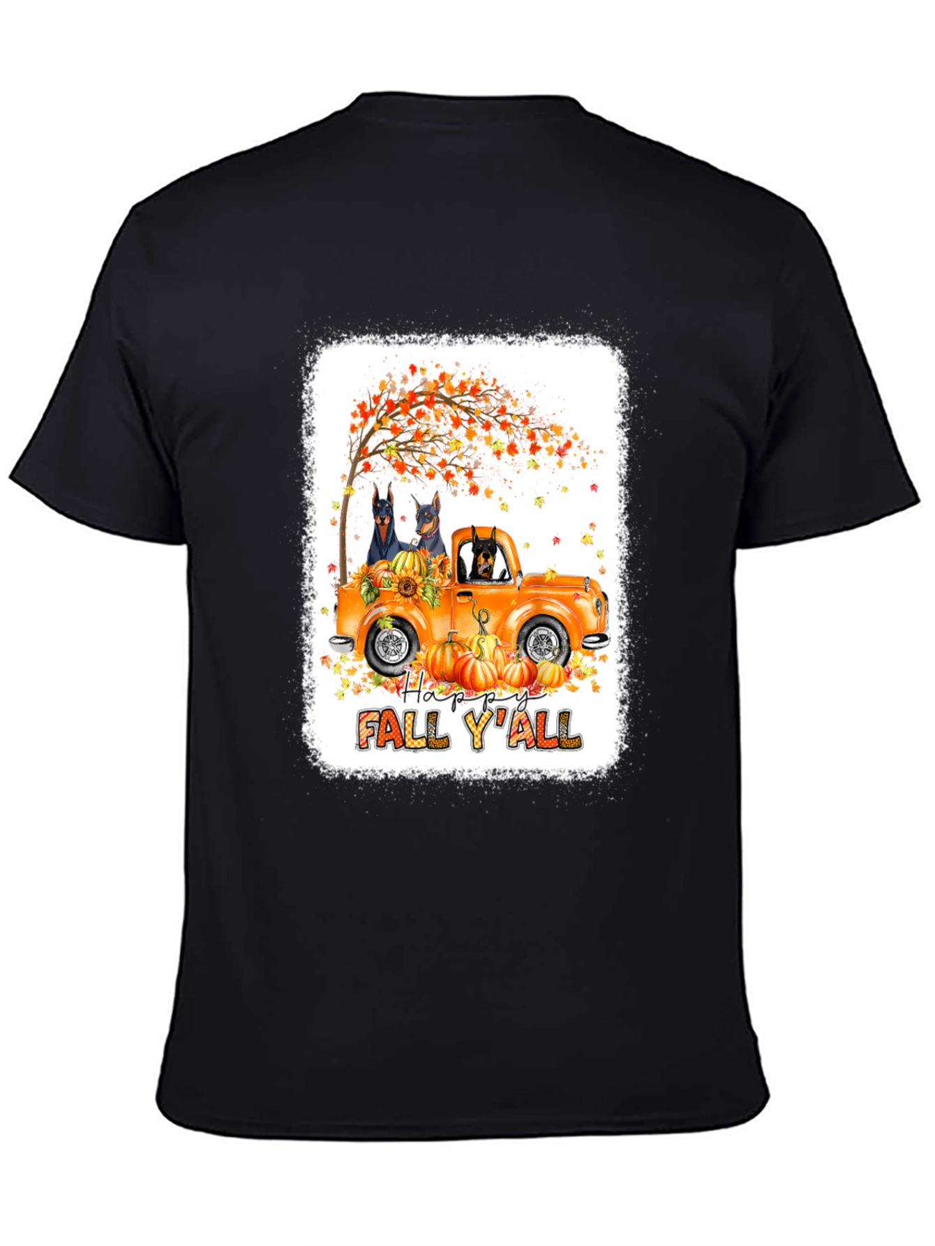 Fall Doberman Truck T-Shirt