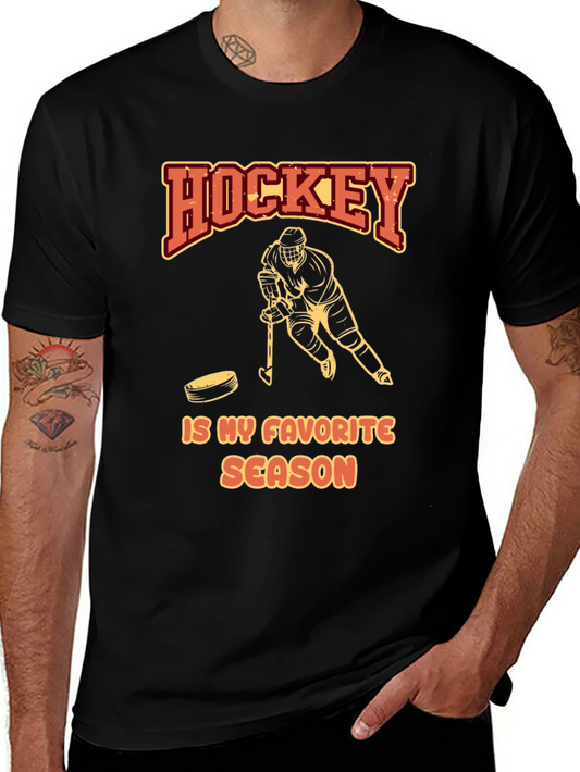 Hockey is My Favorite Season Graphic T-Shirt