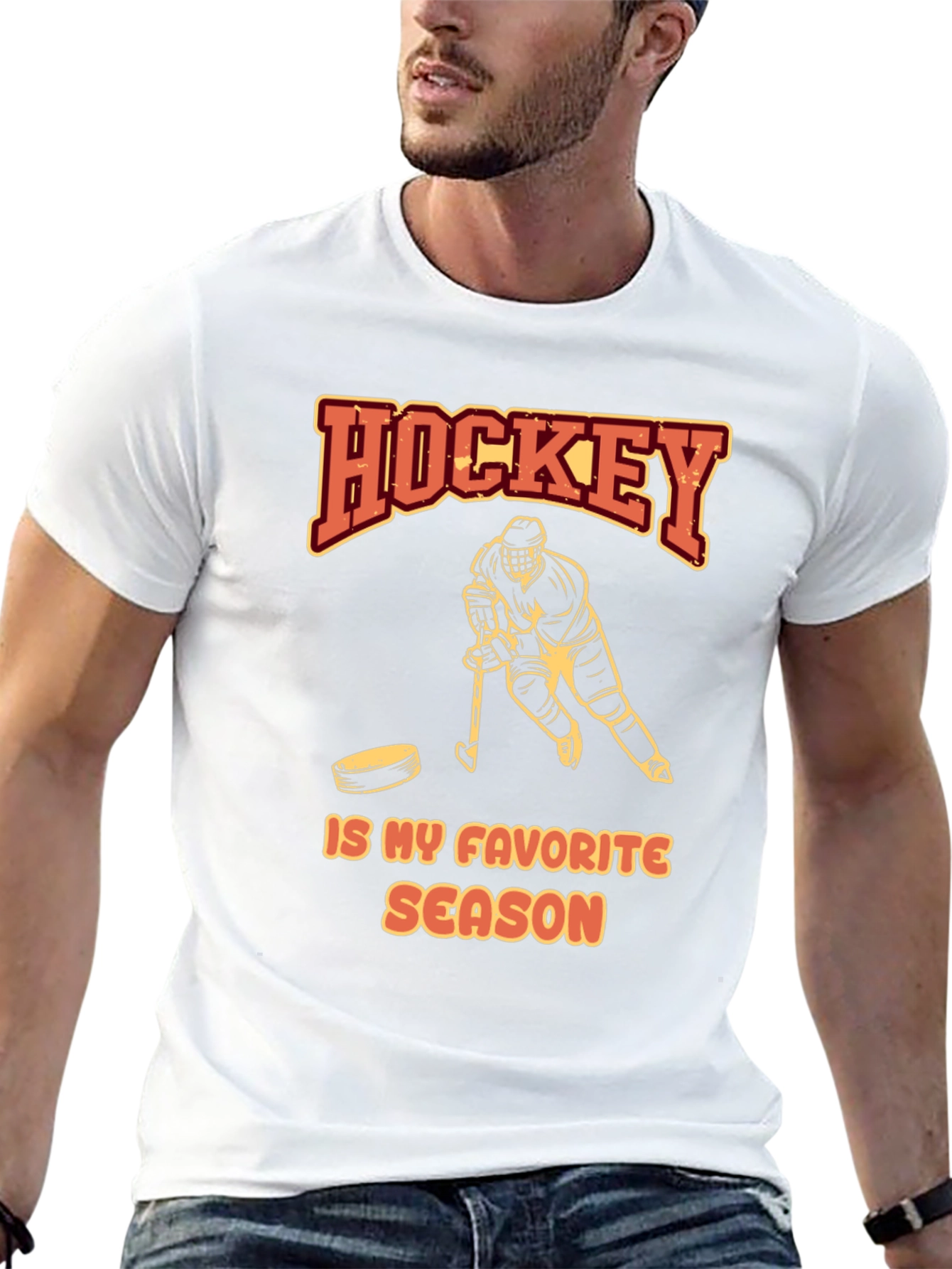 Hockey is My Favorite Season Graphic T-Shirt