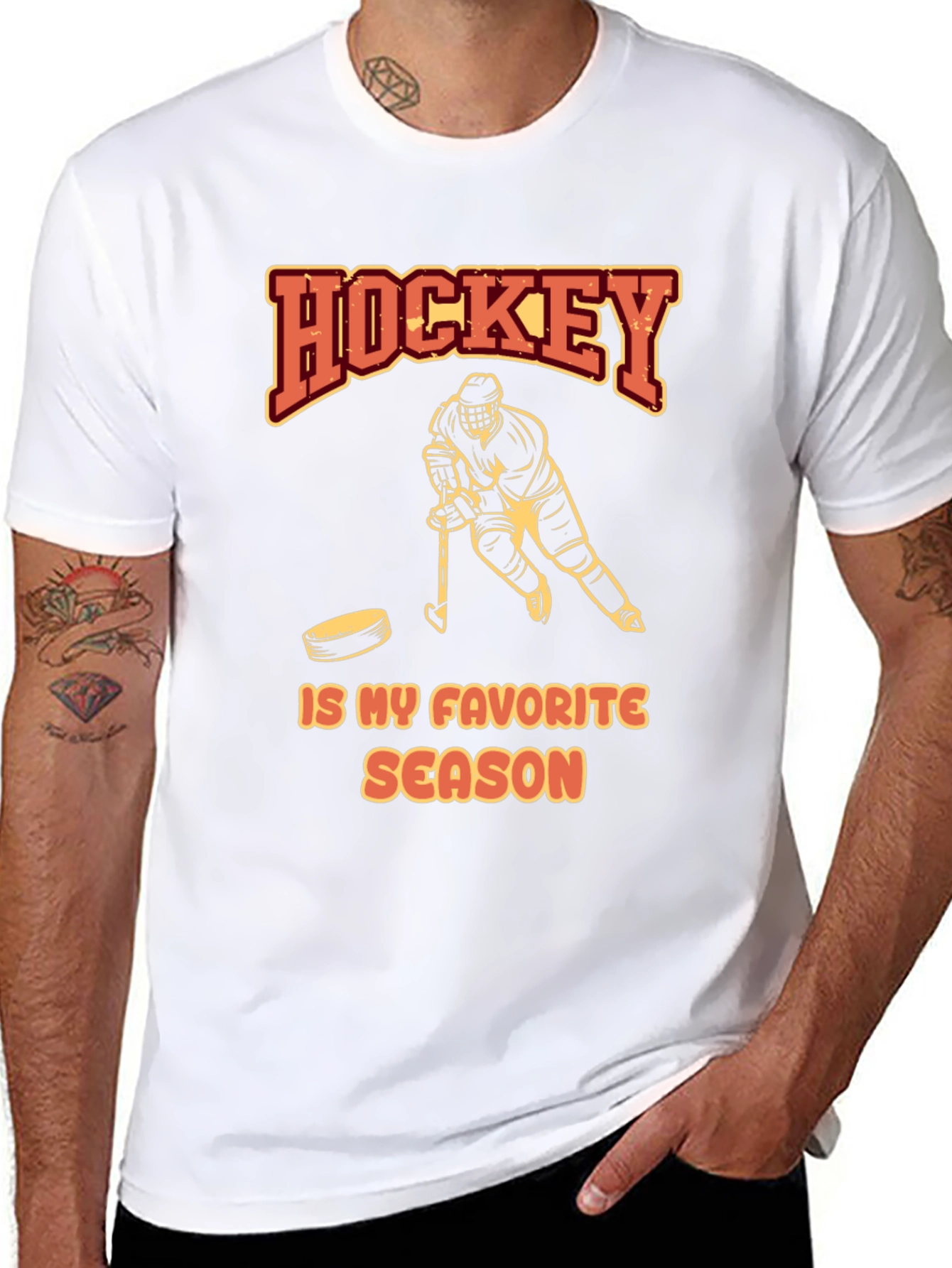 Hockey is My Favorite Season Graphic T-Shirt
