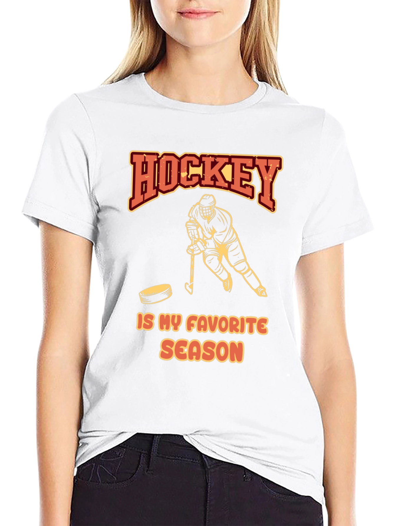 Hockey is My Favorite Season Graphic T-Shirt