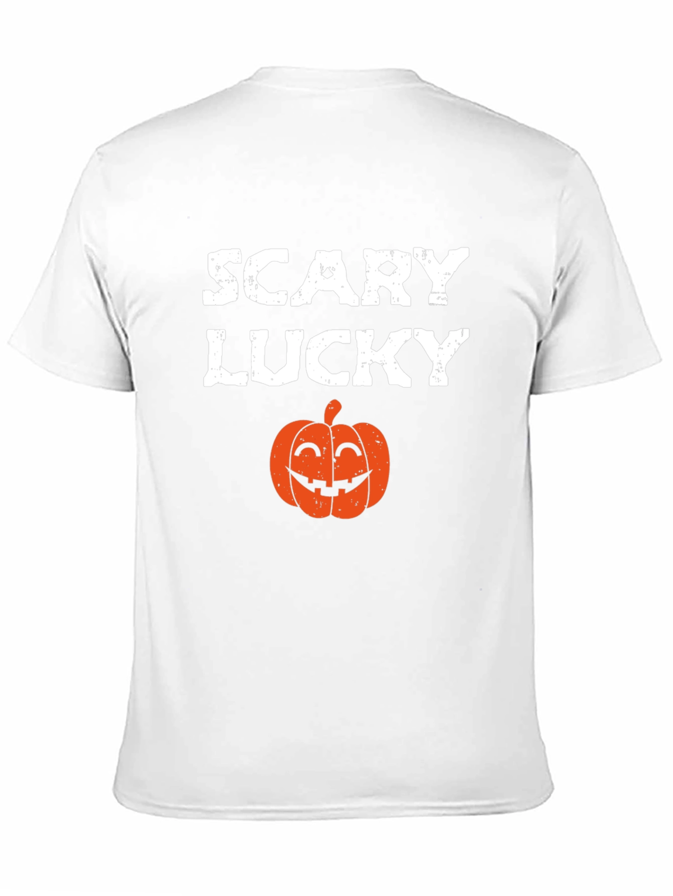 Scary Lucky Halloween Pumpkin Graphic Tee