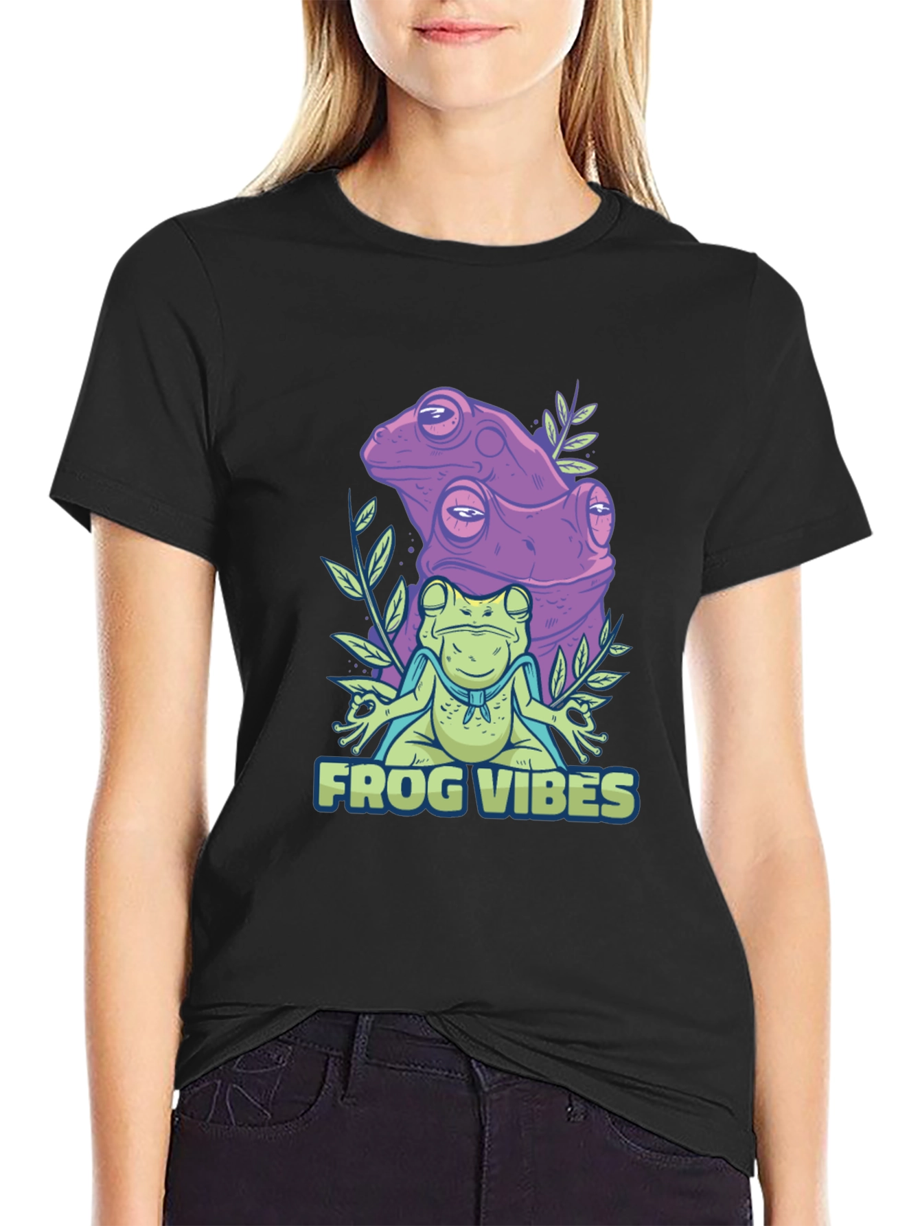 Frog Vibes Graphic Tee - Relaxed Fit