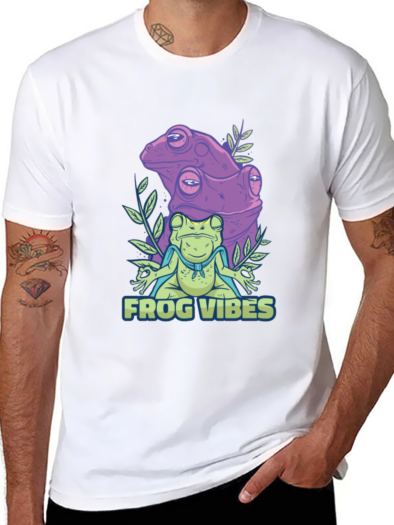 Frog Vibes Graphic Tee - Relaxed Fit