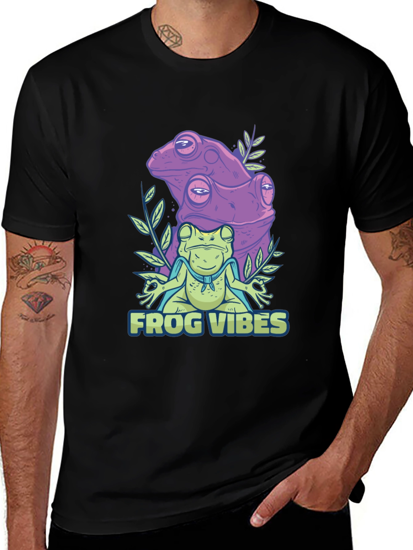 Frog Vibes Graphic Tee - Relaxed Fit