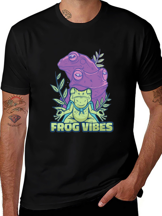 Frog Vibes Graphic Tee - Relaxed Fit