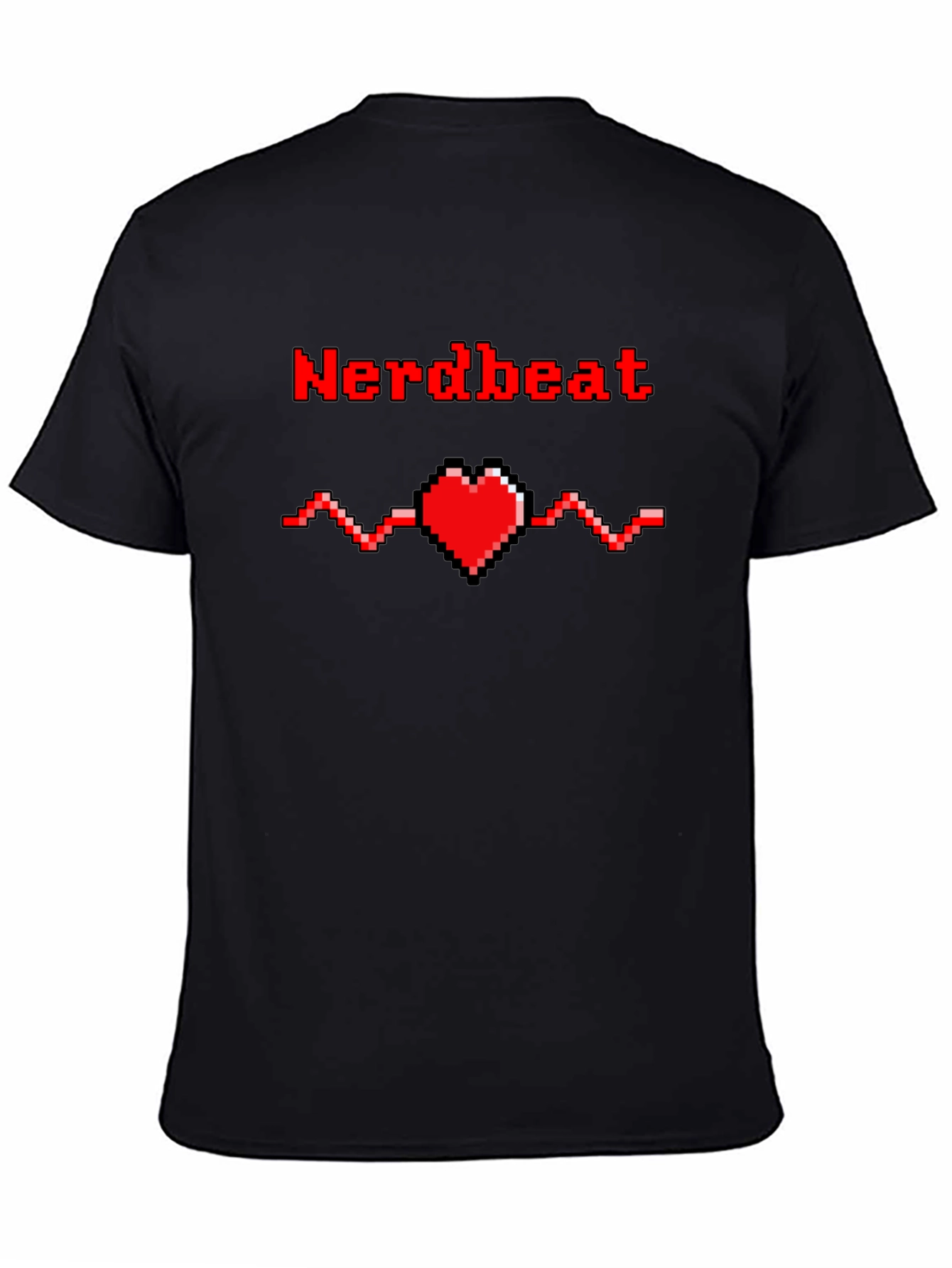 Nerdbeat Pixel Heartbeat T-Shirt - Gamer Style