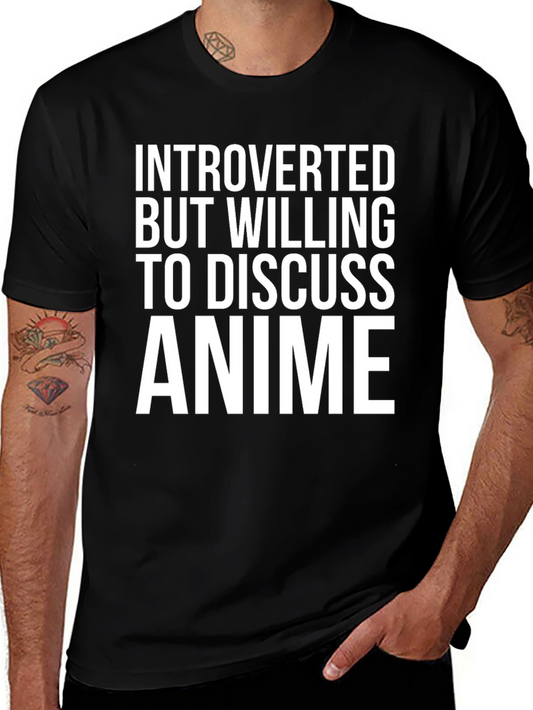 Introverted Anime Lover Graphic T-Shirt