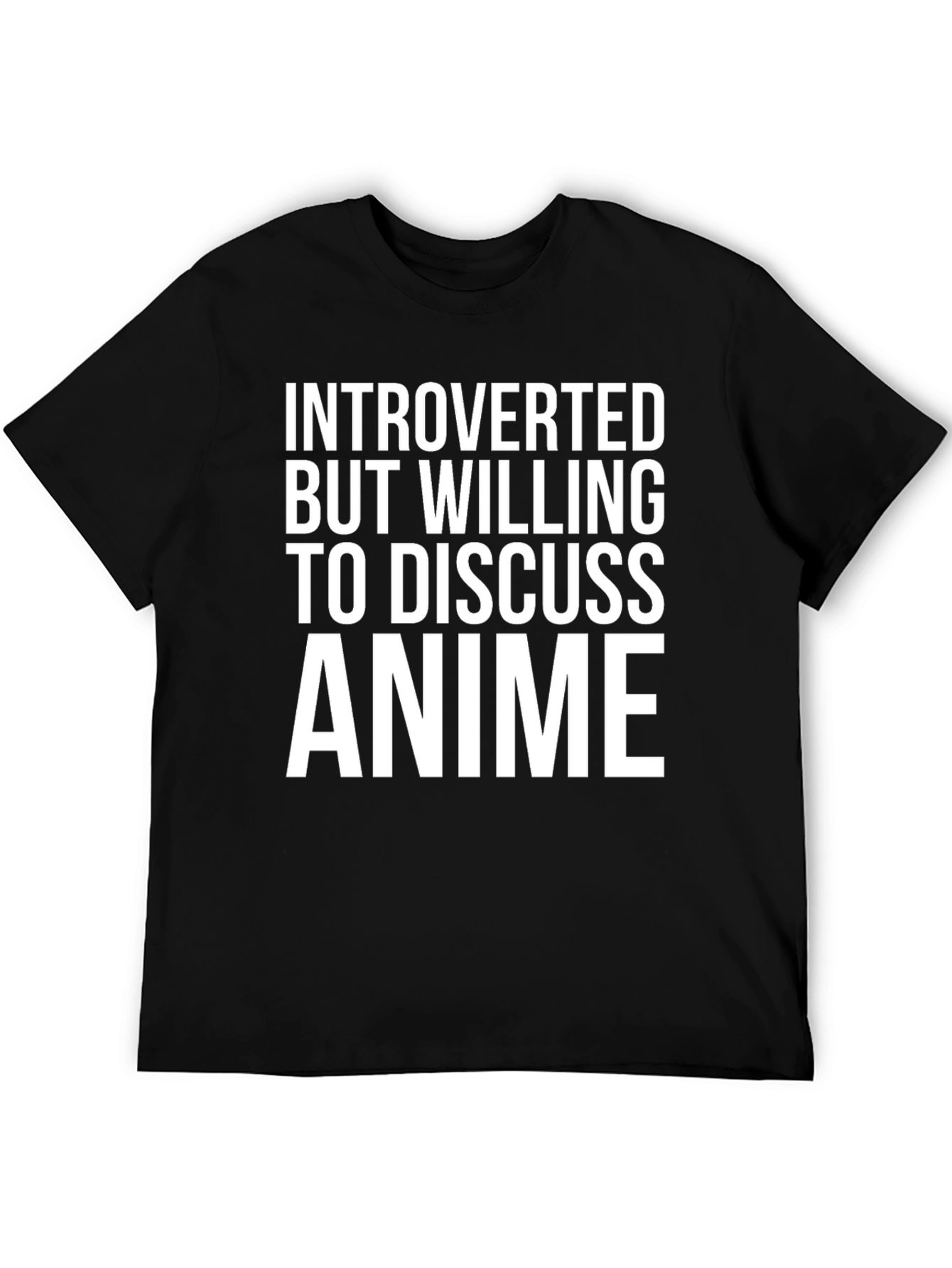 Introverted Anime Lover Graphic T-Shirt