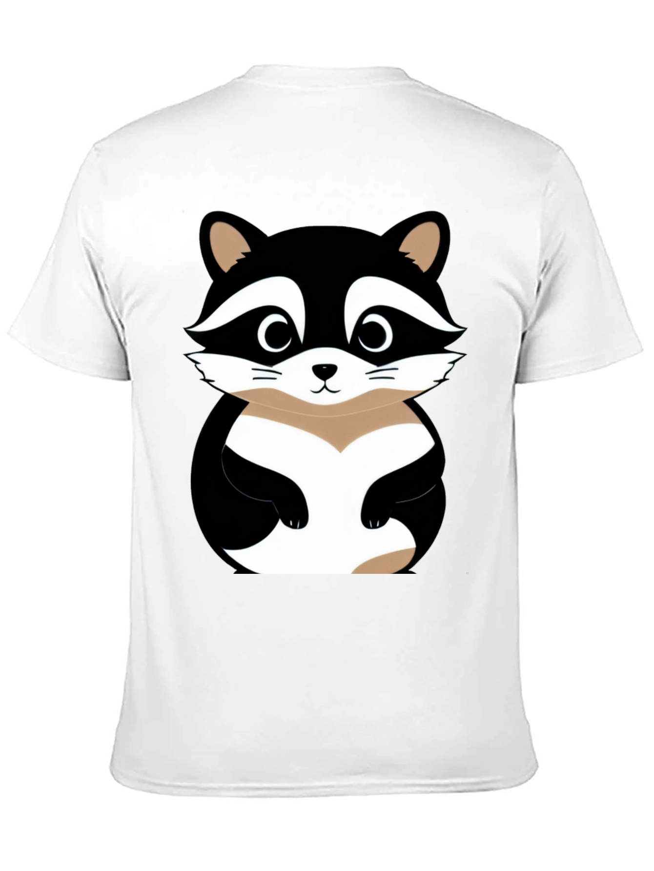 Cute Raccoon Graphic T-Shirt - Soft Cotton Blend