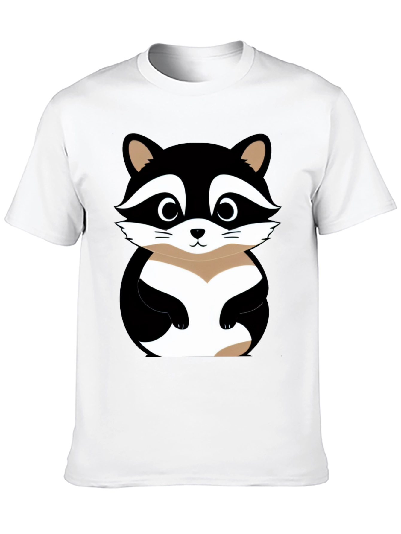 Cute Raccoon Graphic T-Shirt - Soft Cotton Blend