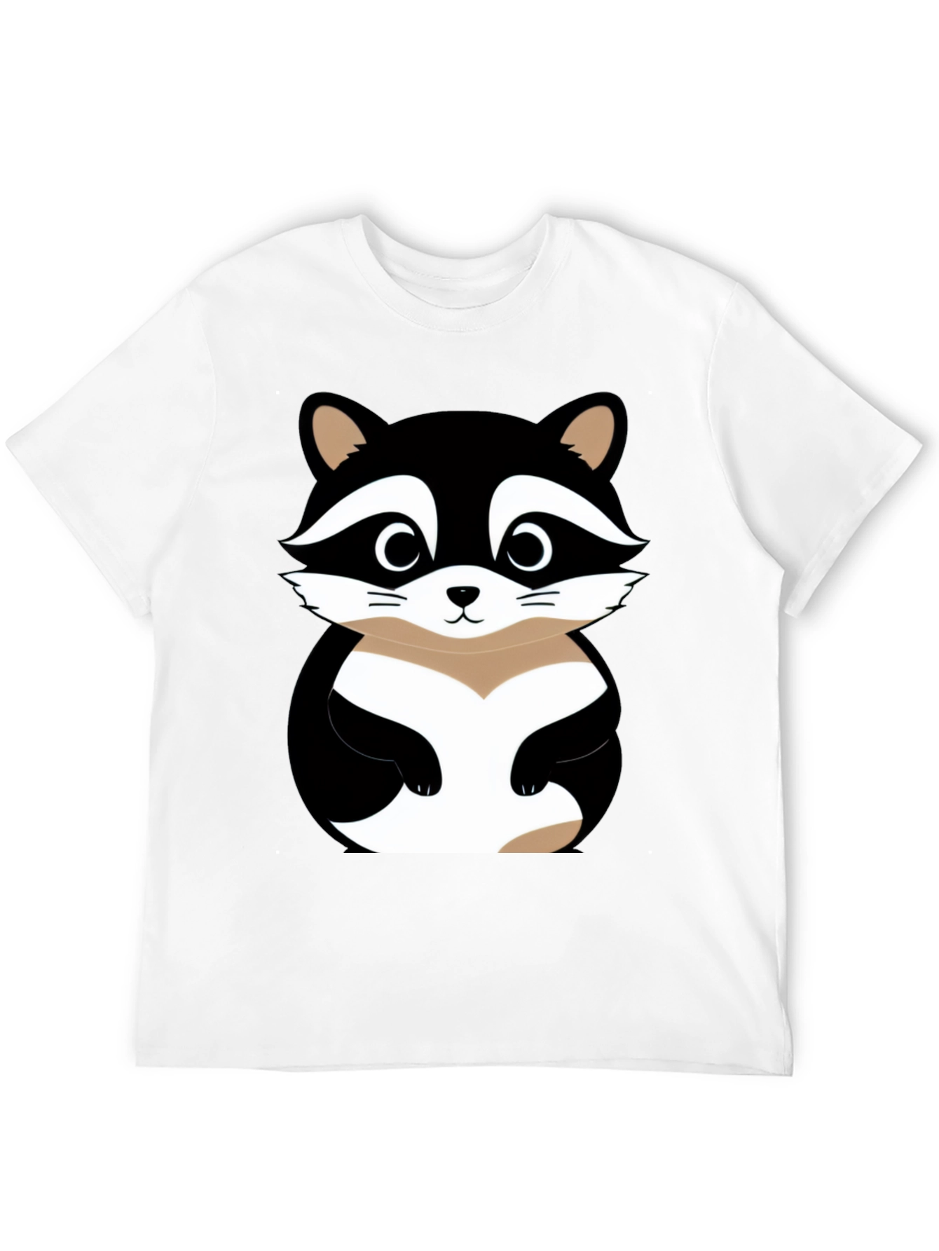Cute Raccoon Graphic T-Shirt - Soft Cotton Blend