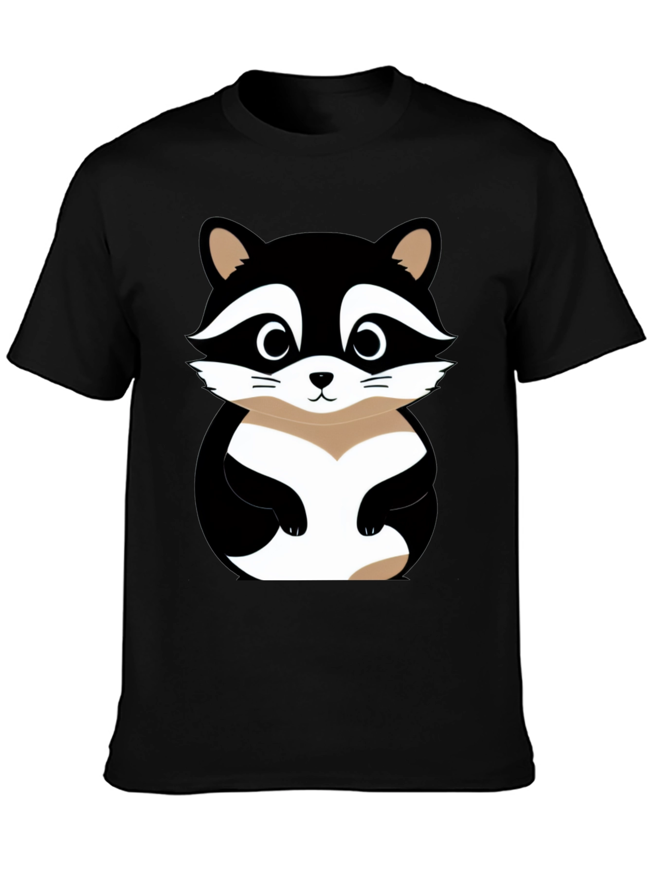 Cute Raccoon Graphic T-Shirt - Soft Cotton Blend