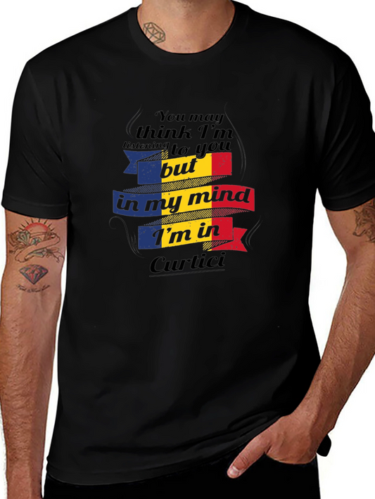 Romania Curtici Mind T-Shirt - Black