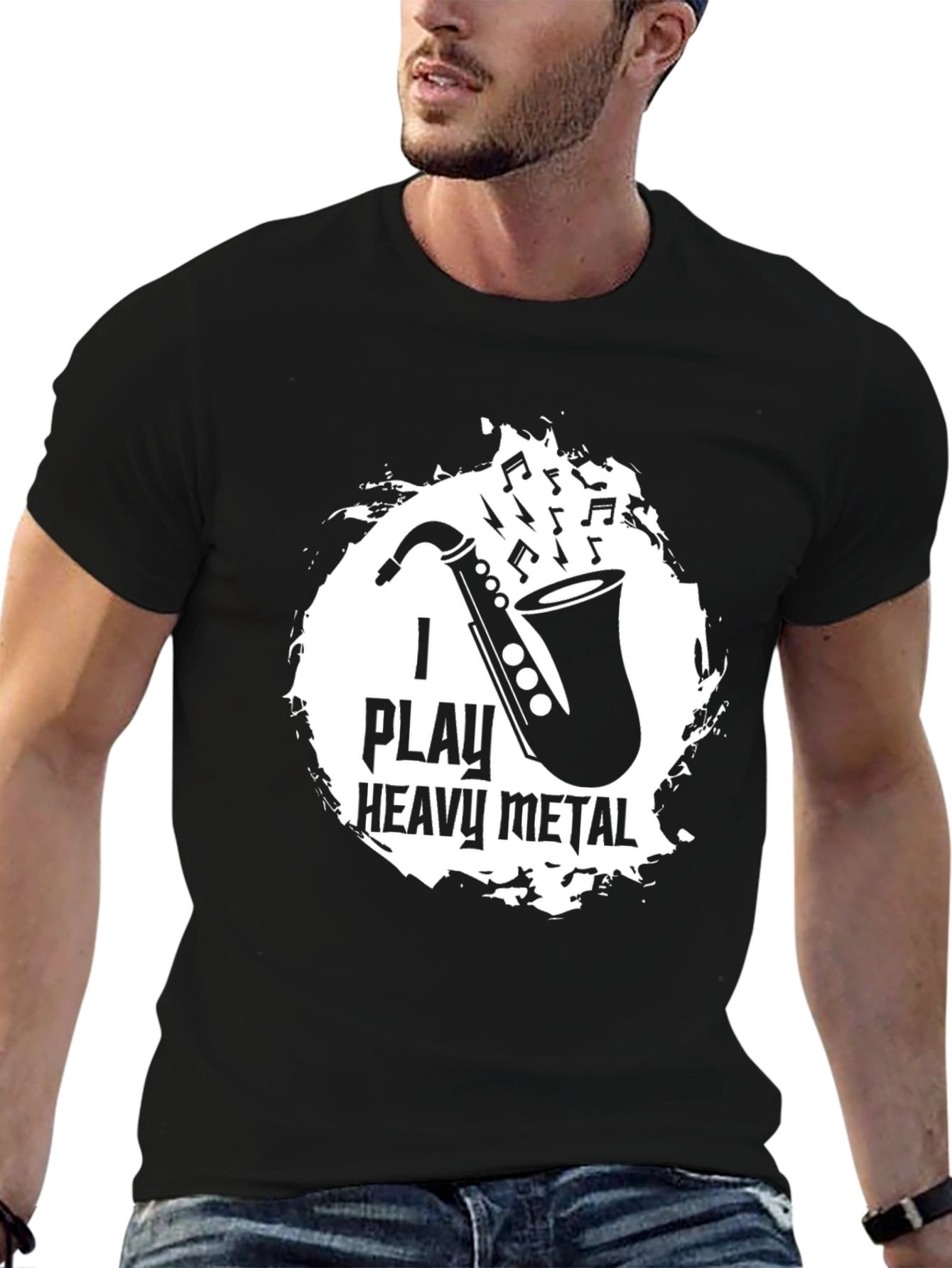 I Play Heavy Metal Saxophone T-Shirt