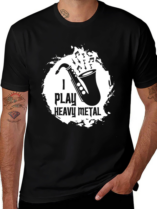 I Play Heavy Metal Saxophone T-Shirt