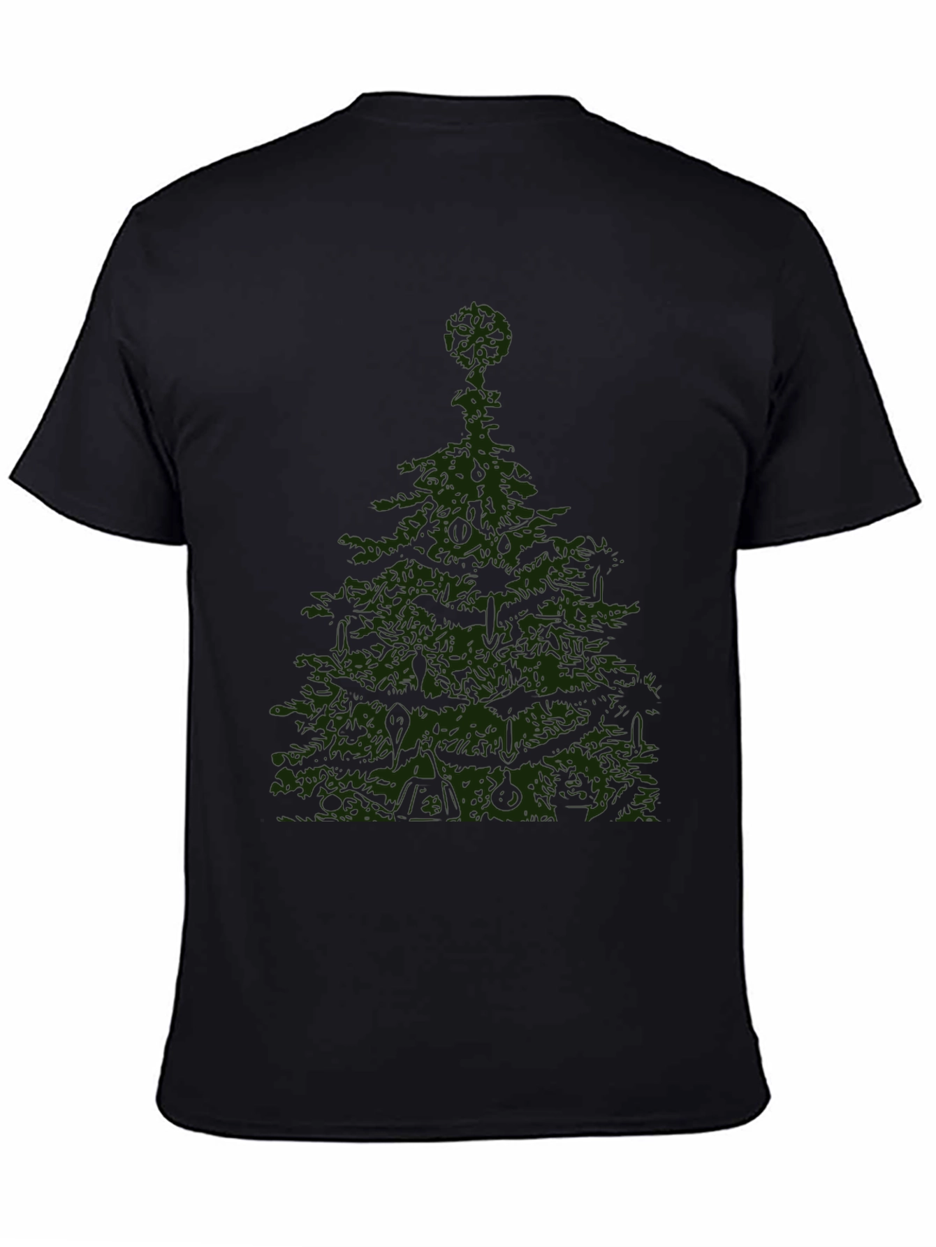 Christmas Tree Graphic Tee - Holiday Style