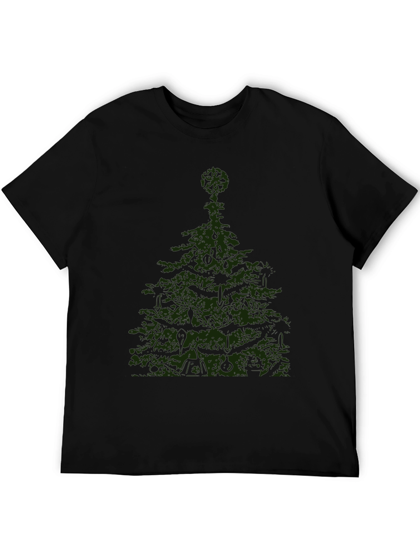 Christmas Tree Graphic Tee - Holiday Style