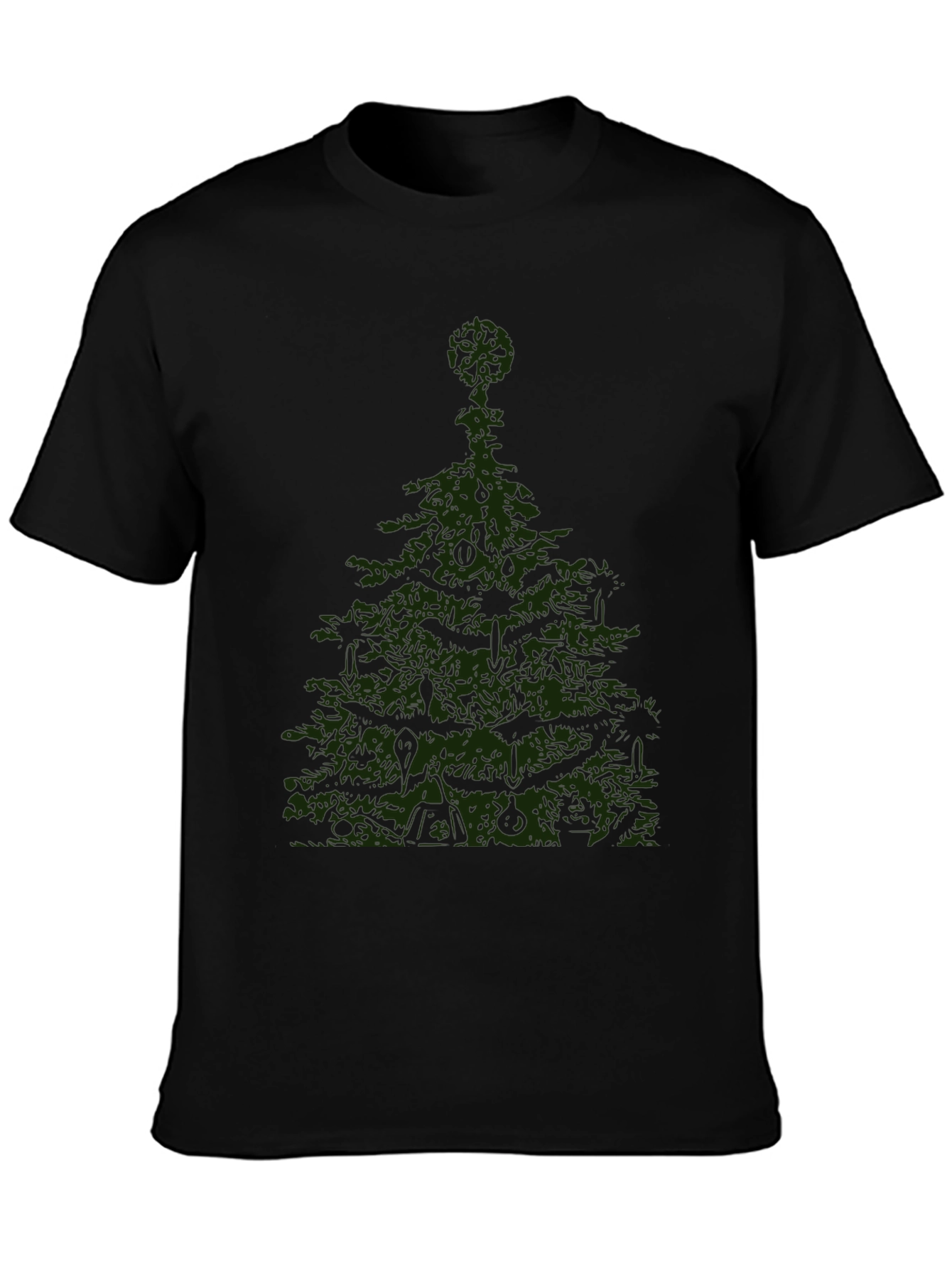 Christmas Tree Graphic Tee - Holiday Style