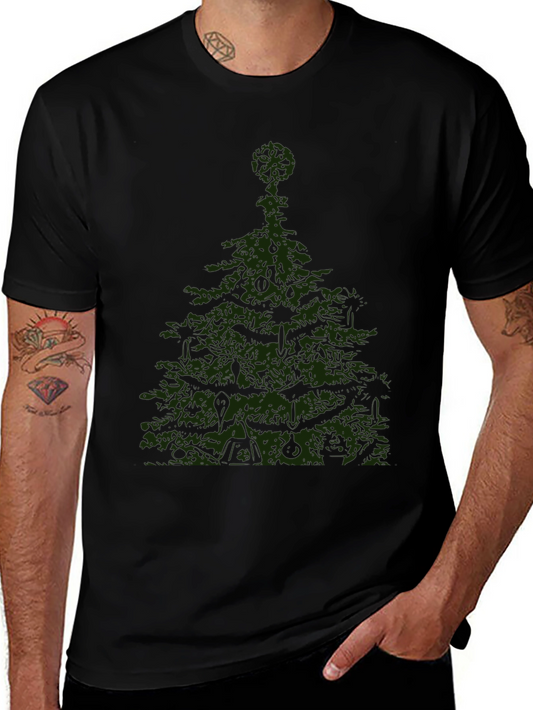 Christmas Tree Graphic Tee - Holiday Style
