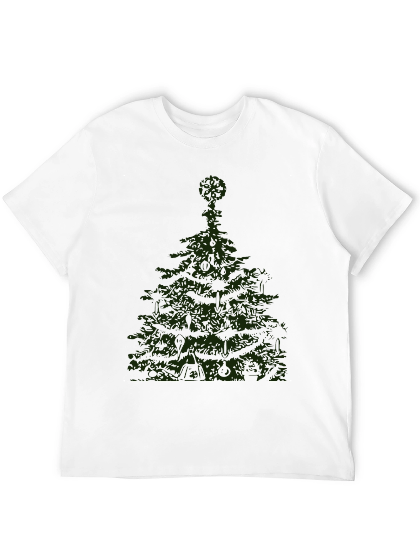 Christmas Tree Graphic Tee - Holiday Style