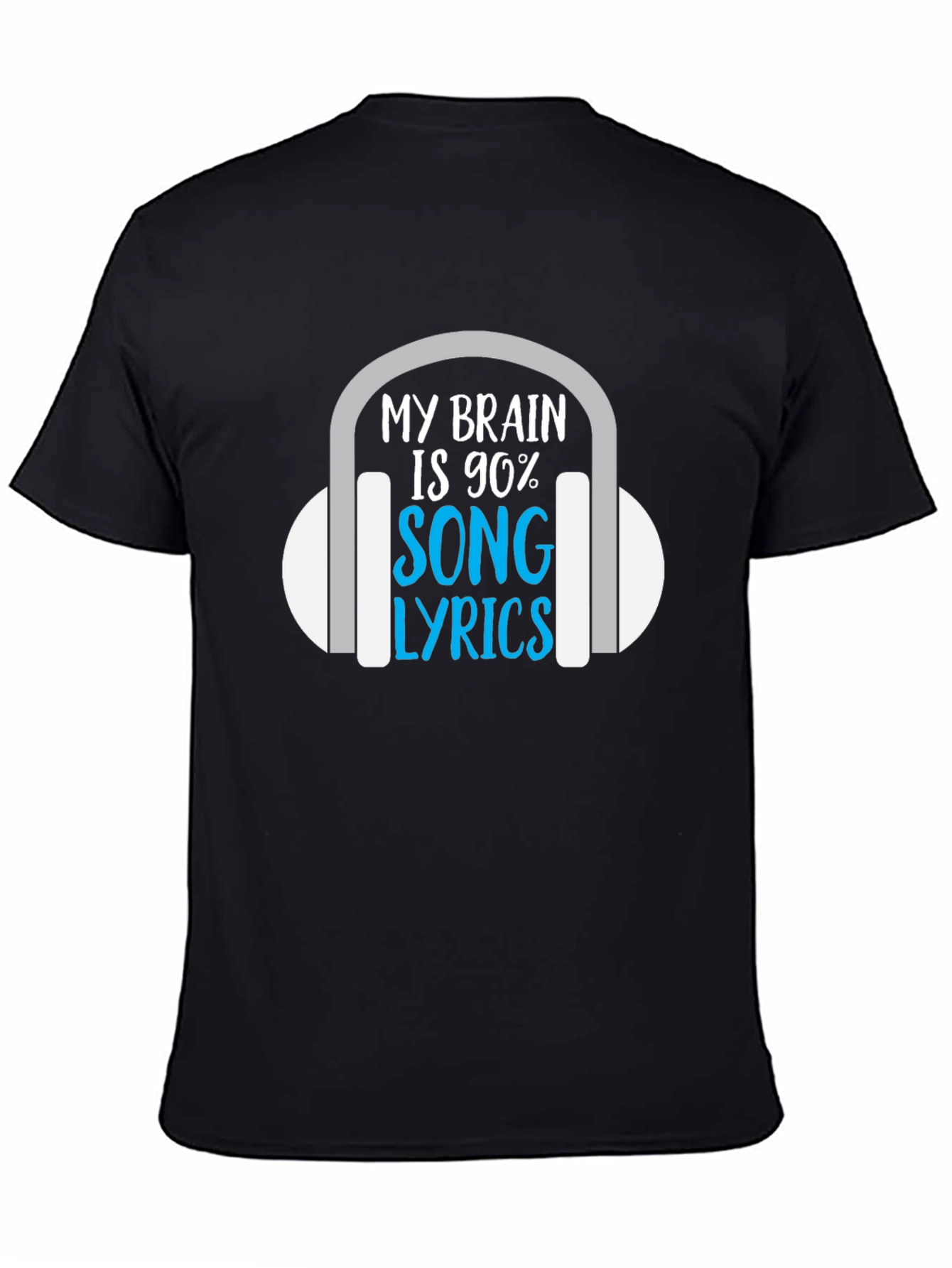 My Brain is 90% Song Lyrics T-Shirt
