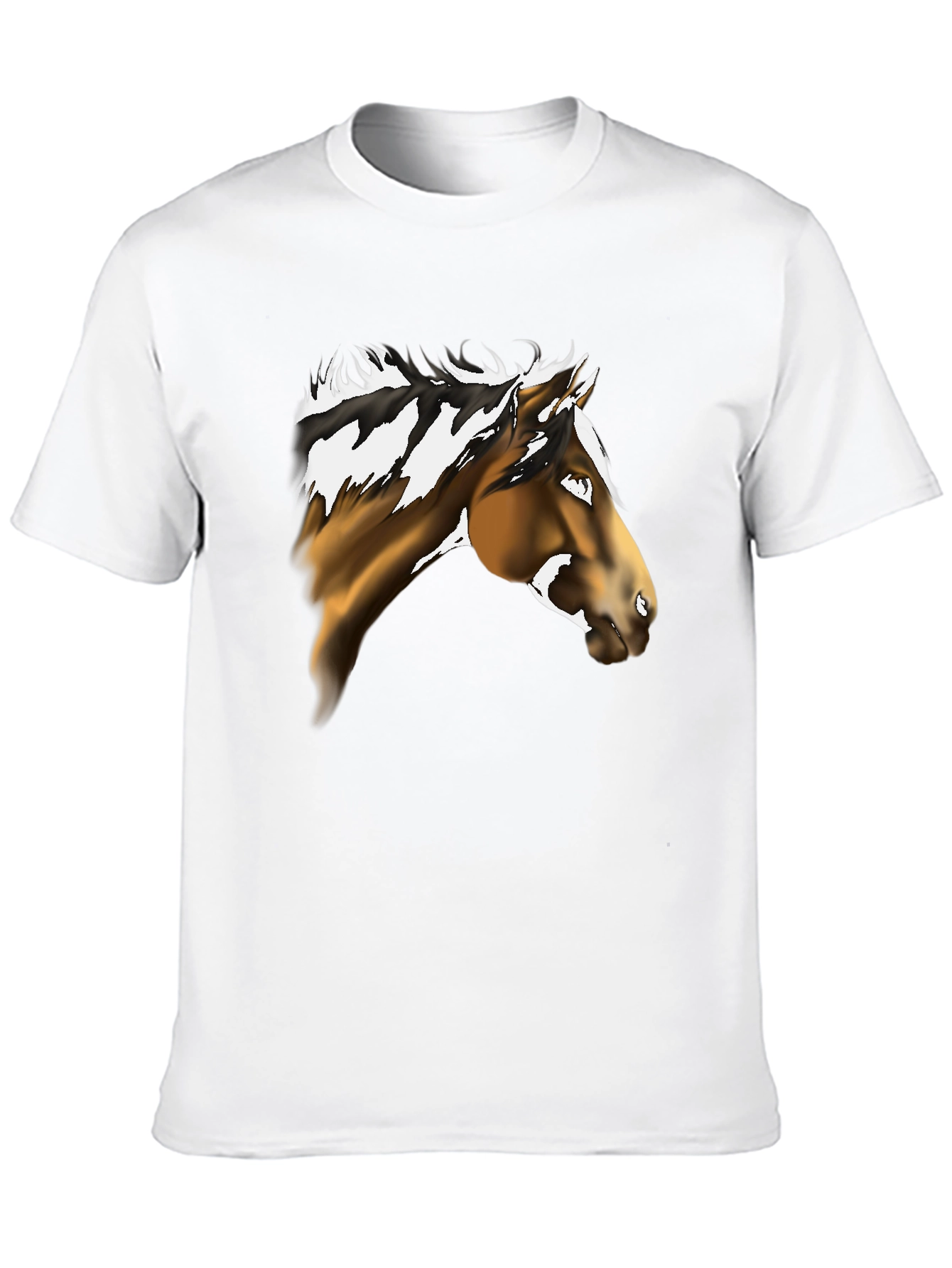 Horse Graphic Black Tee - Equestrian Style