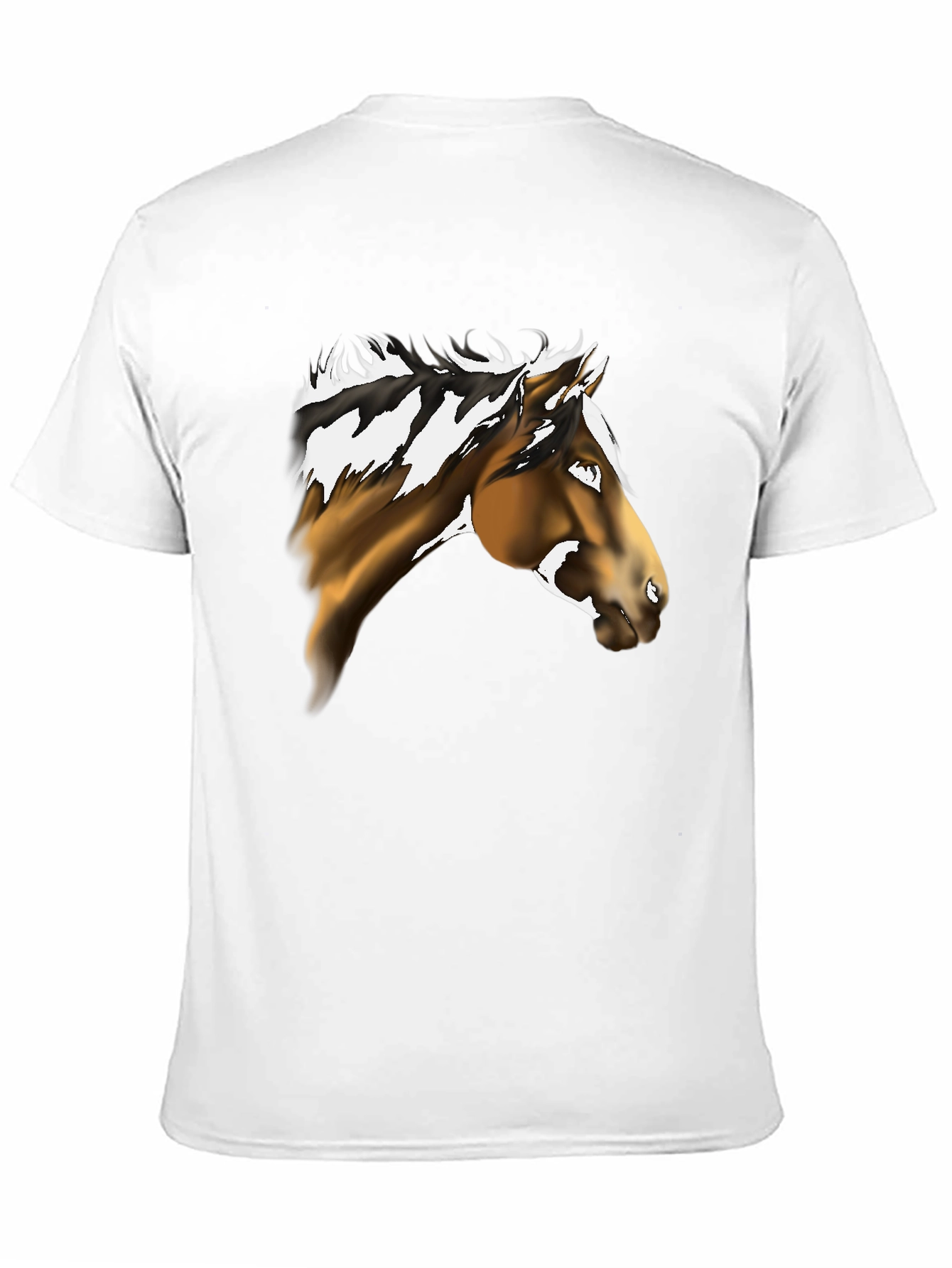 Horse Graphic Black Tee - Equestrian Style