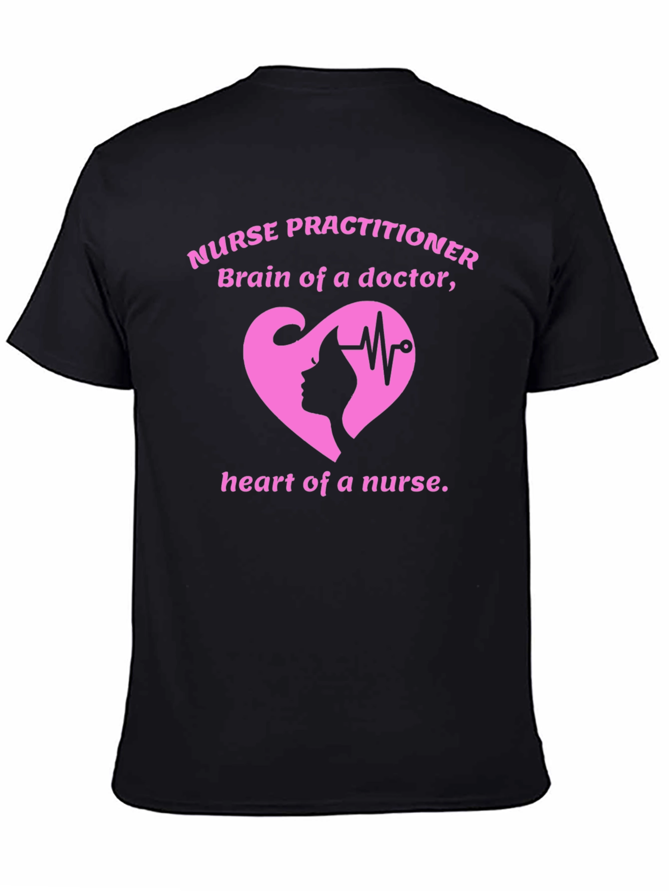 Nurse Practitioner T-Shirt: Brain & Heart Graphic Tee