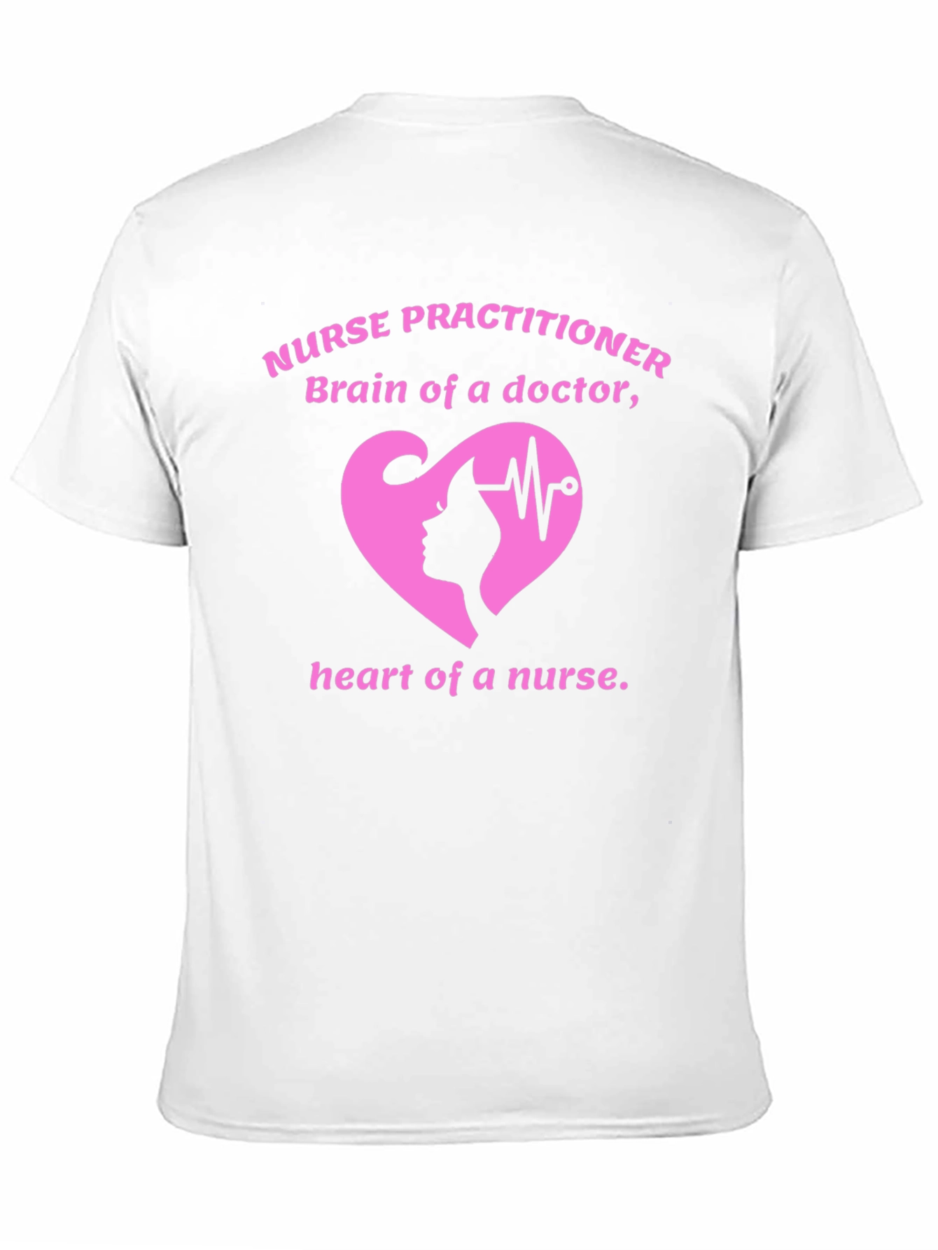 Nurse Practitioner T-Shirt: Brain & Heart Graphic Tee
