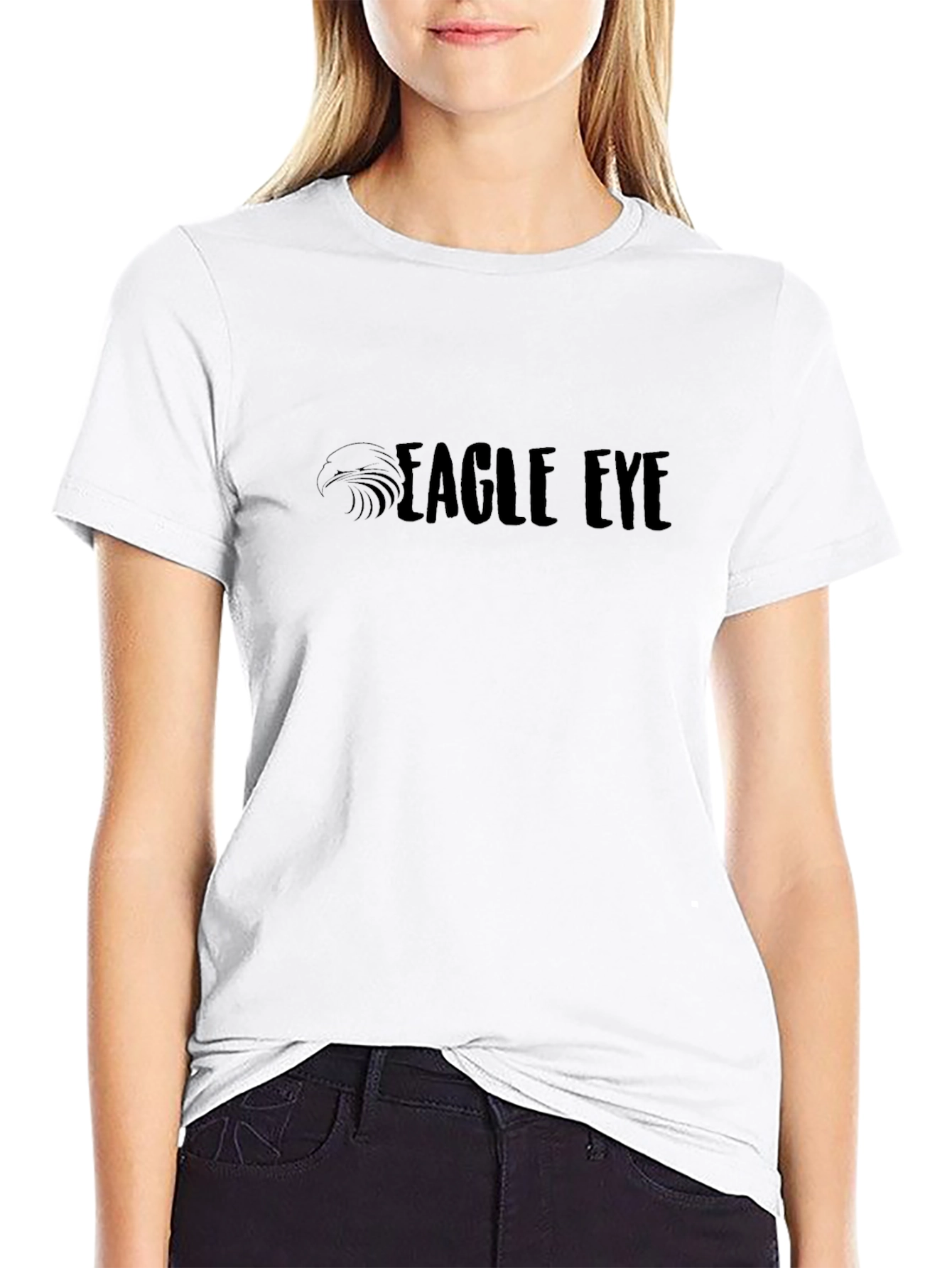 Eagle Eye Graphic Tee - Soft Cotton Blend T-Shirt