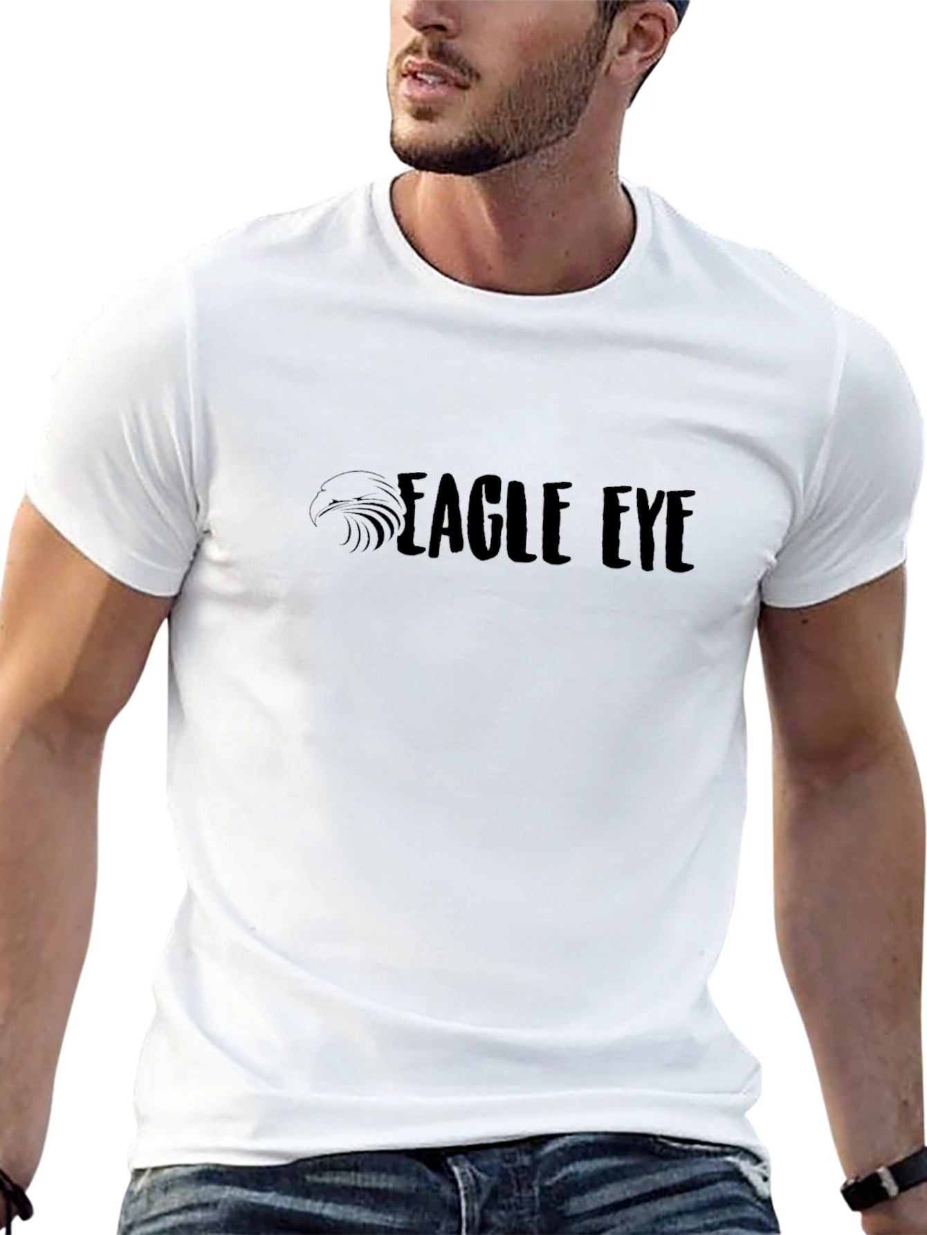 Eagle Eye Graphic Tee - Soft Cotton Blend T-Shirt