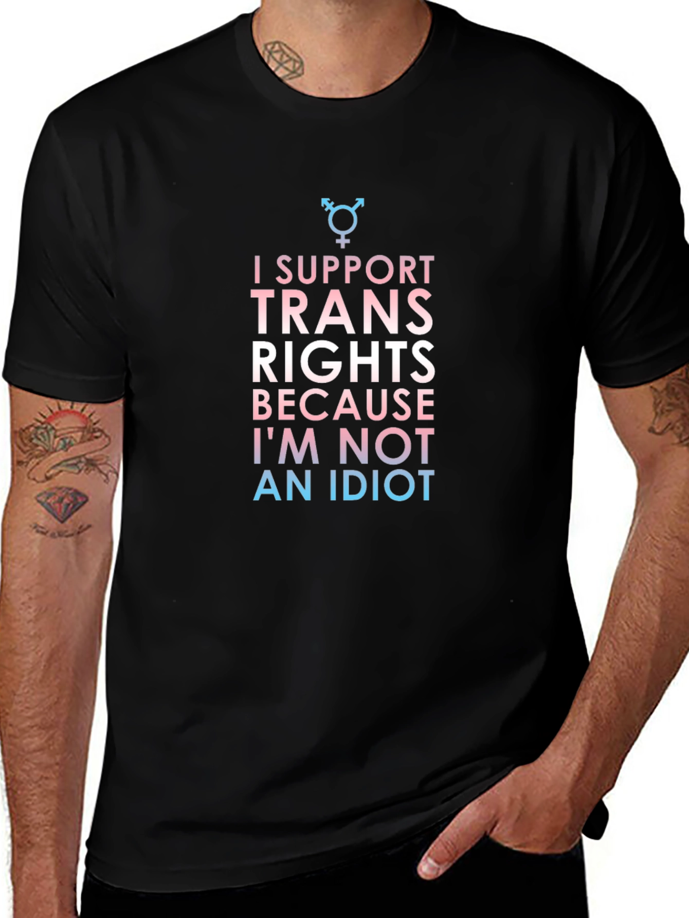 I Support Trans Rights Graphic Tee
