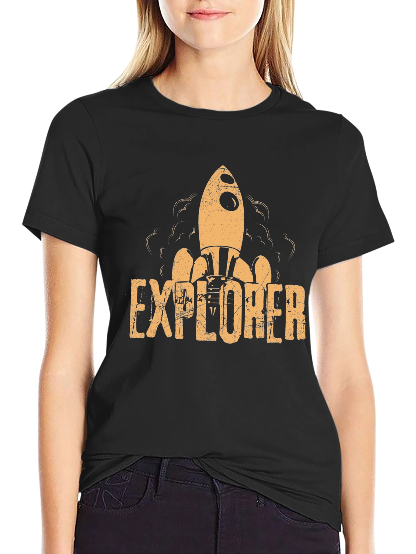 Explorer Rocket Graphic T-Shirt