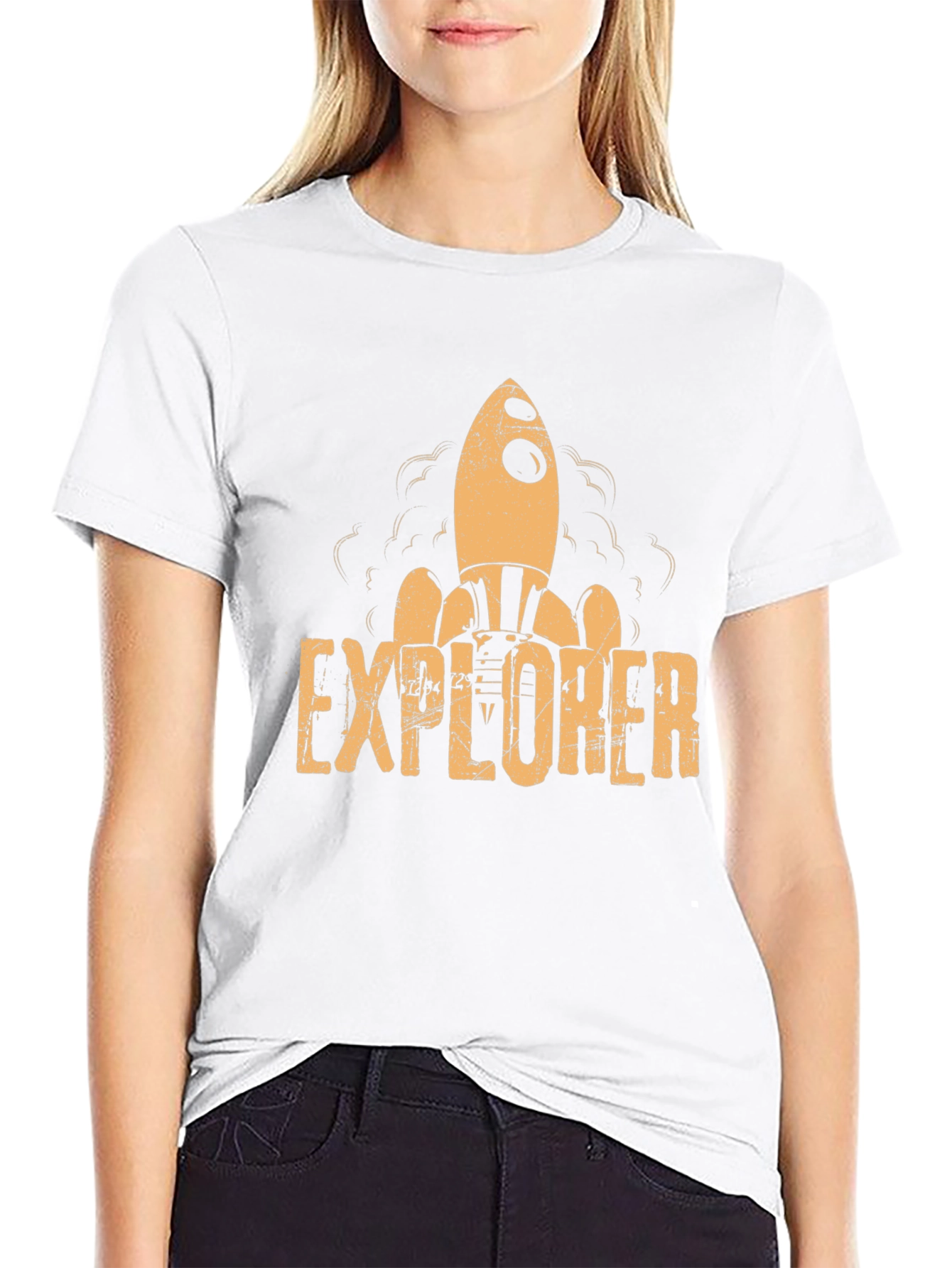 Explorer Rocket Graphic T-Shirt