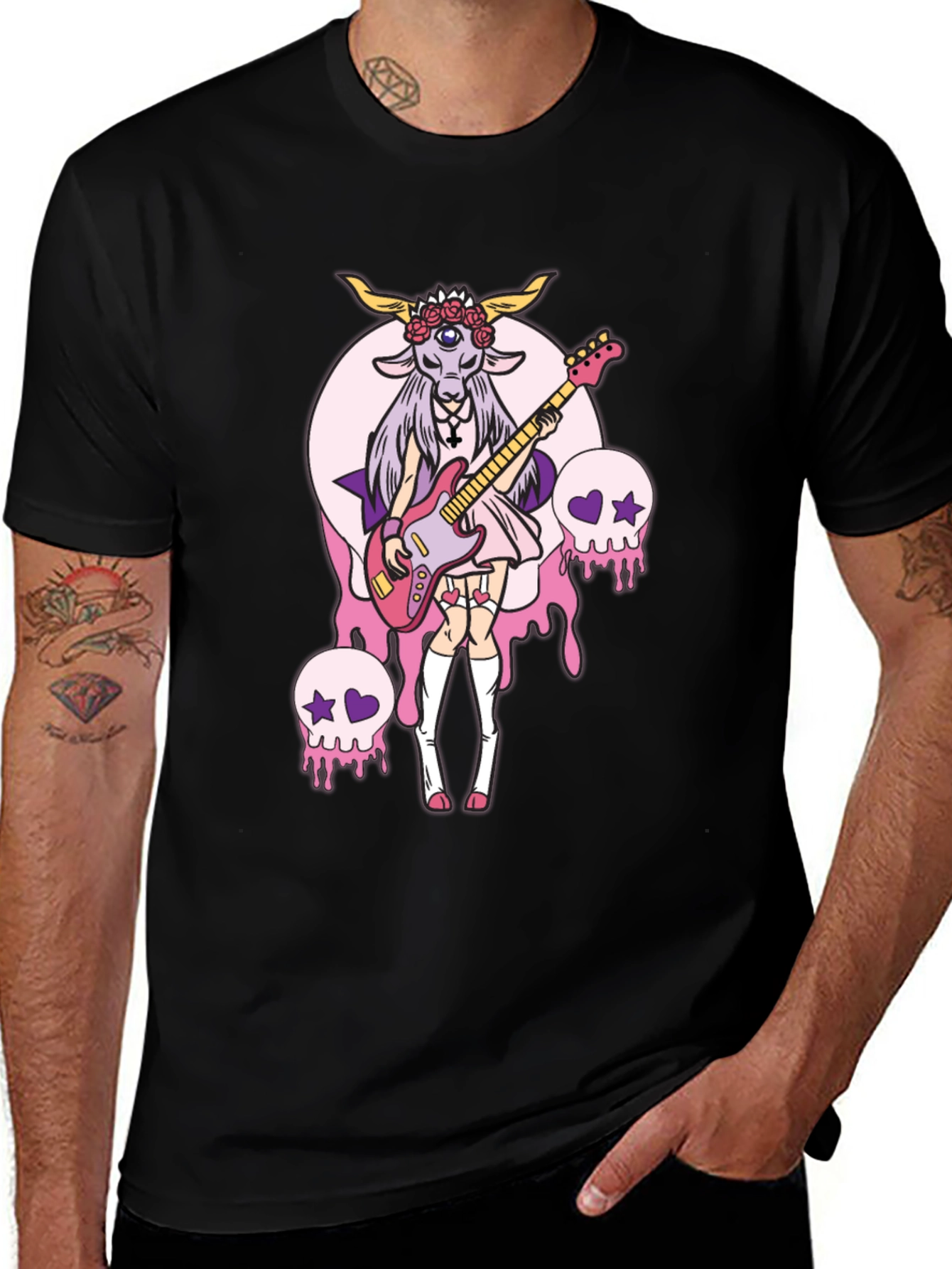 Occult Goat Girl Graphic Tee