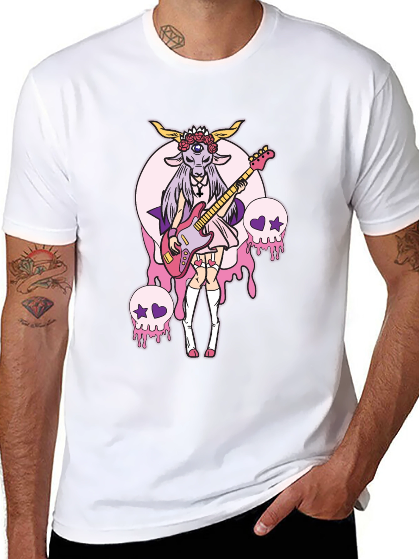 Occult Goat Girl Graphic Tee