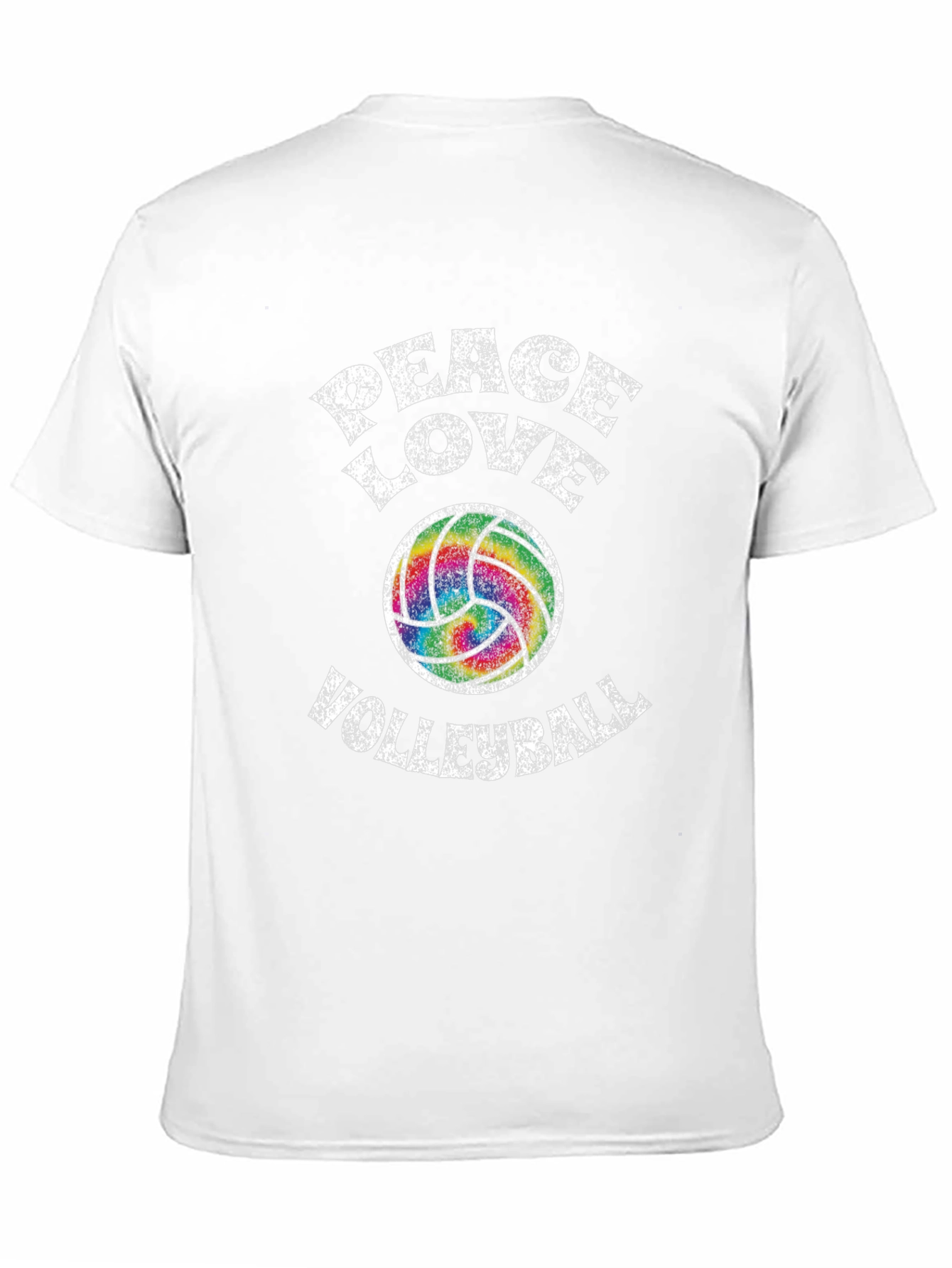 Peace Love Volleyball Graphic T-Shirt