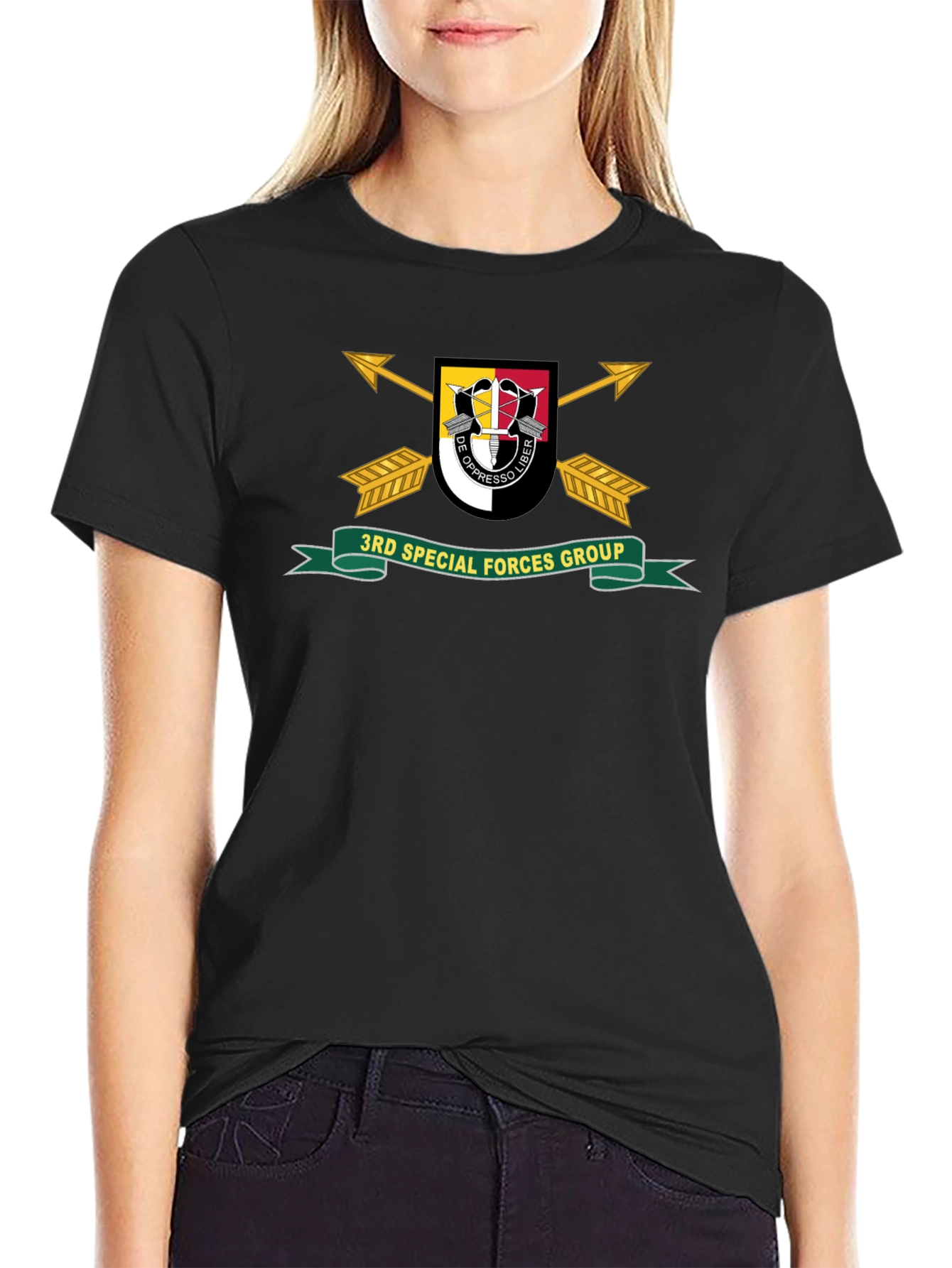 3rd Special Forces Group Black T-Shirt