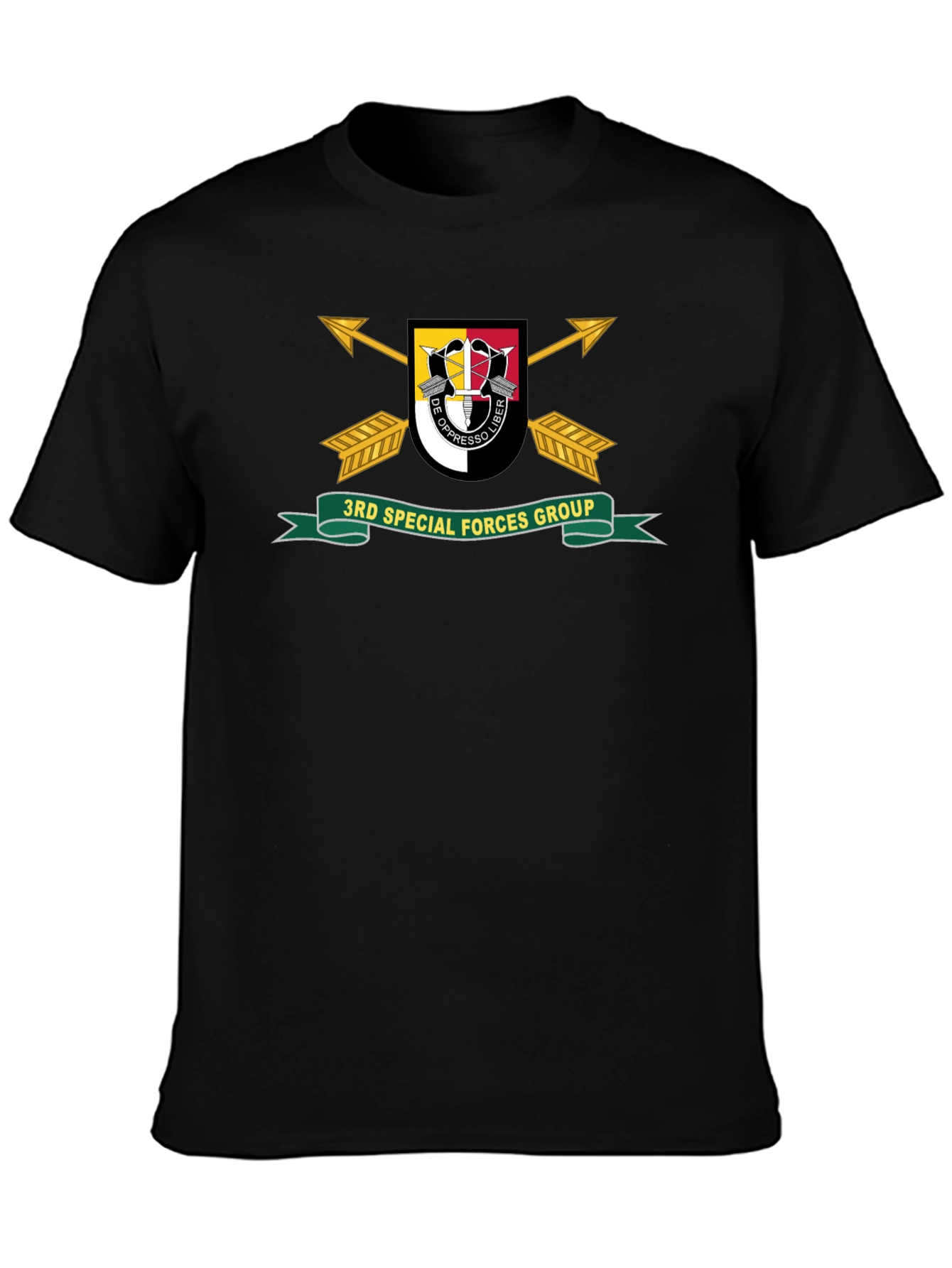 3rd Special Forces Group Black T-Shirt