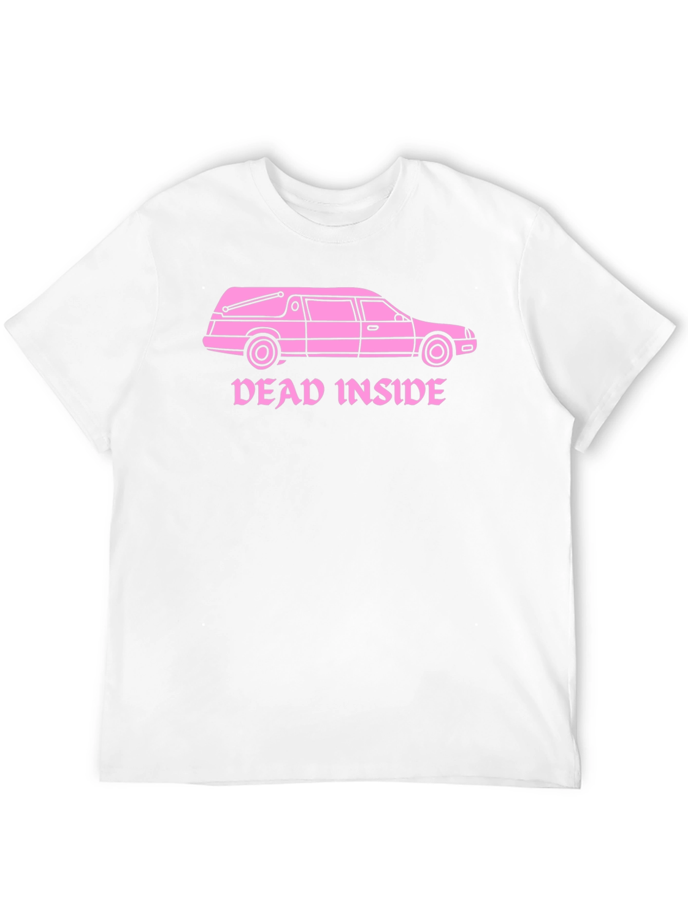 Dead Inside Hearse T-Shirt - Goth Humor Tee