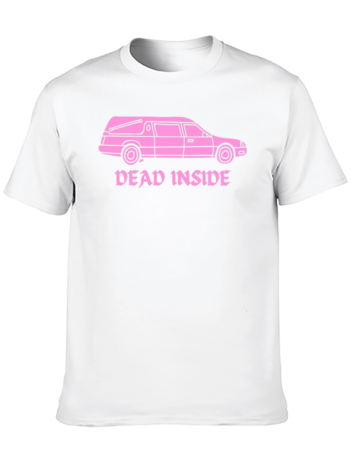 Dead Inside Hearse T-Shirt - Goth Humor Tee