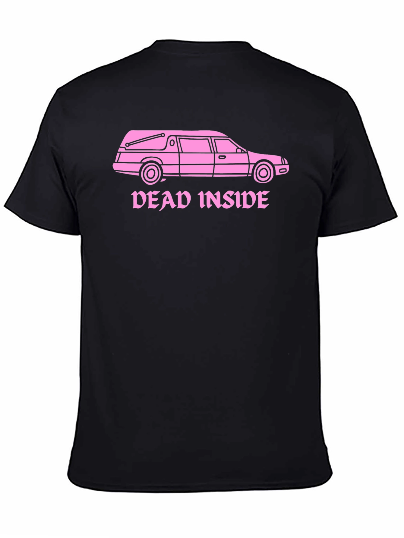 Dead Inside Hearse T-Shirt - Goth Humor Tee