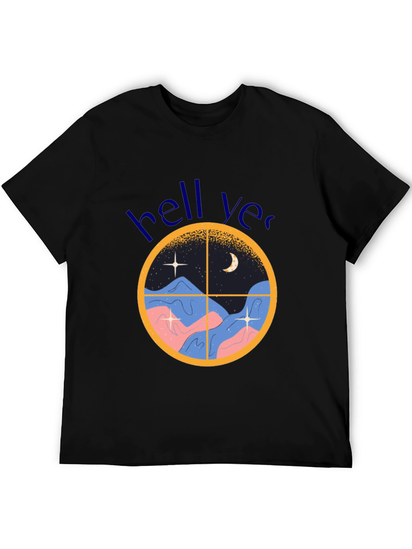 Night Window T-Shirt - Soft Cotton Tee