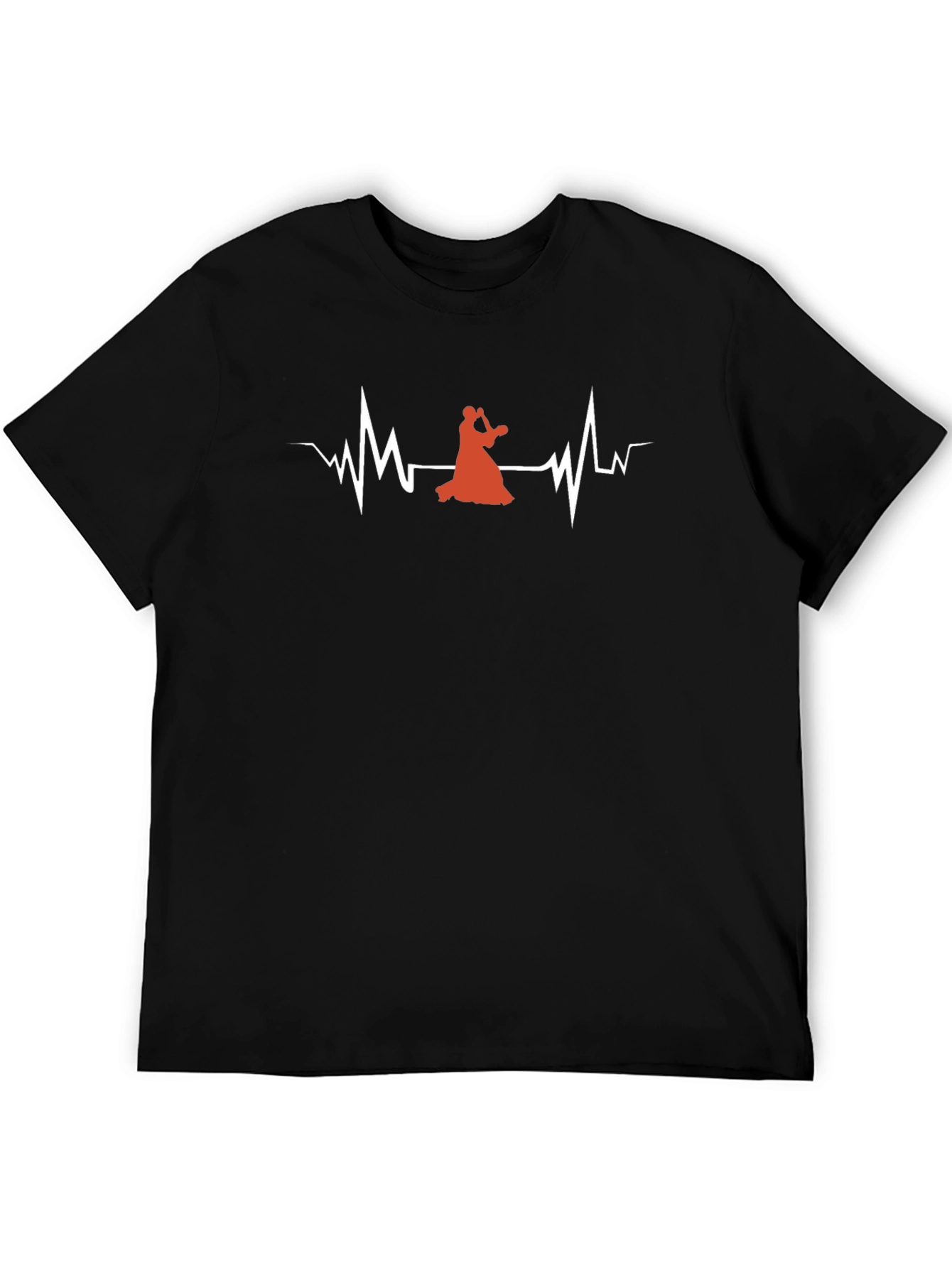 Dancing Heartbeat T-Shirt - Passionate Rhythm Tee