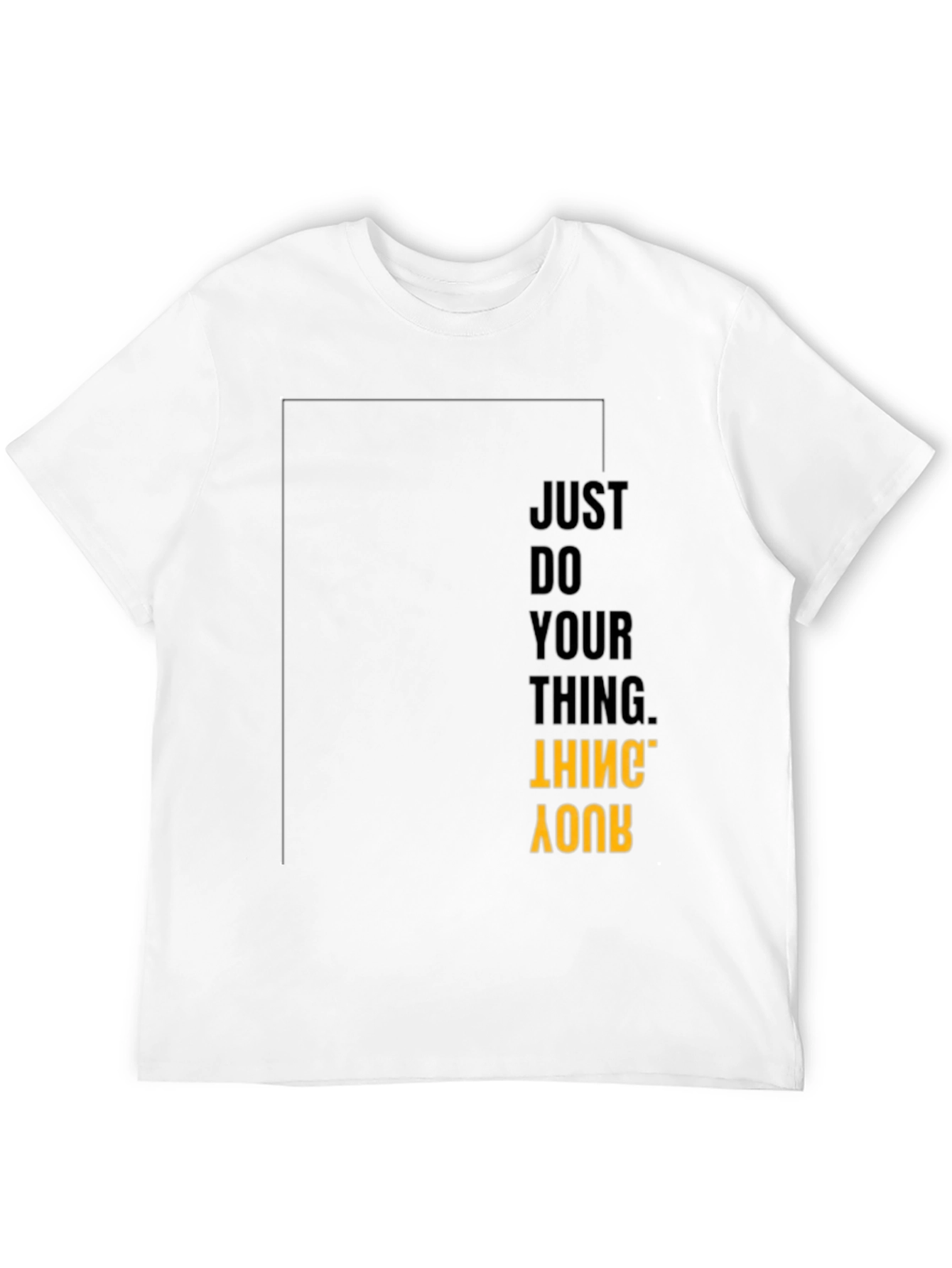 Just Do Your Thing Graphic Tee - Black